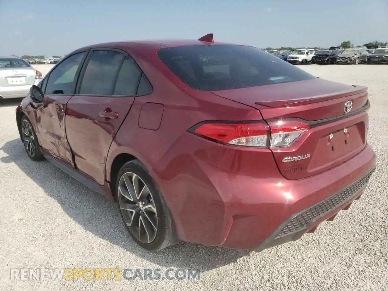 3 Photograph of a damaged car 5YFS4MCE6NP107854 TOYOTA COROLLA 2022