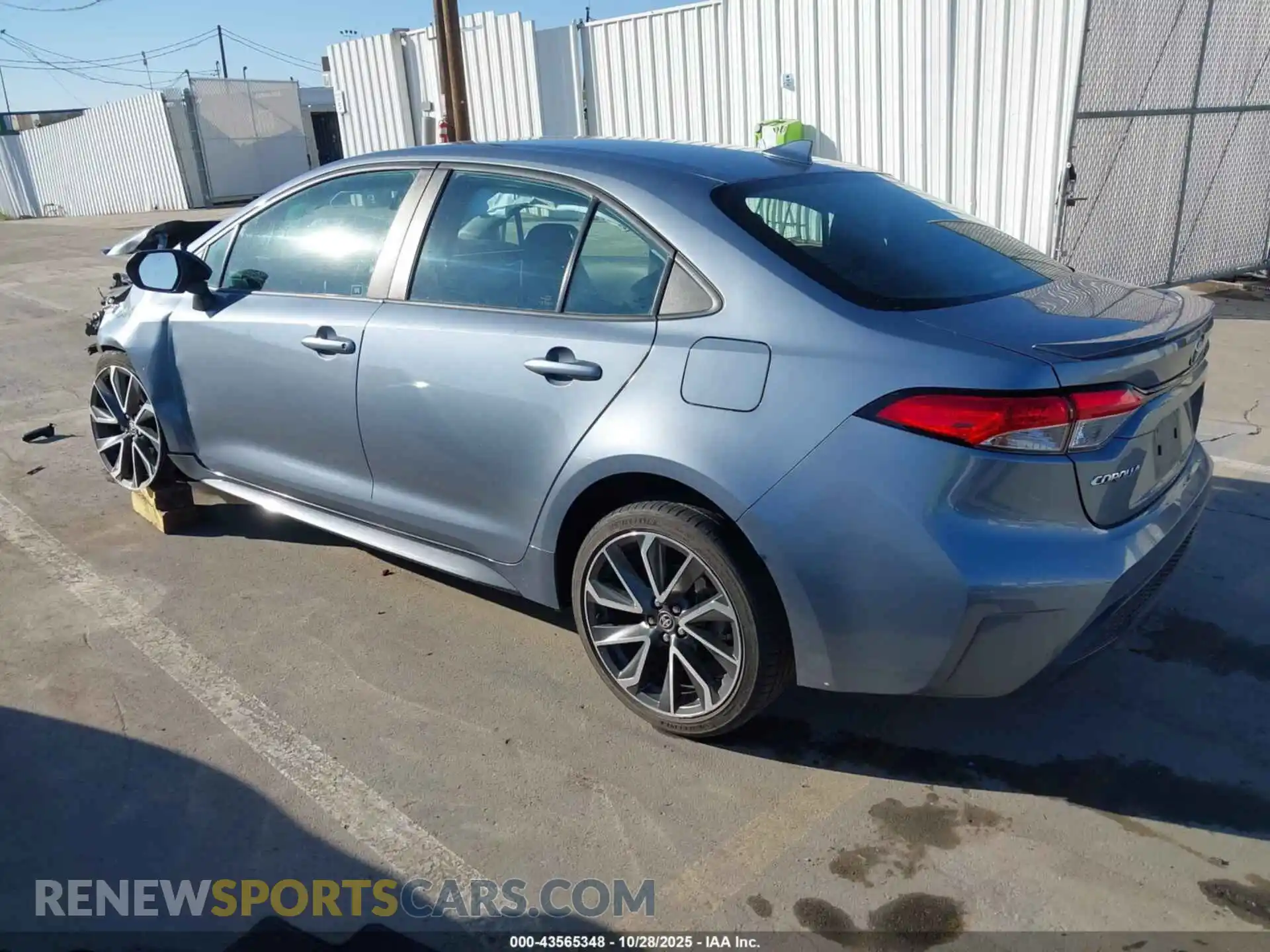 3 Photograph of a damaged car 5YFS4MCE6NP108163 TOYOTA COROLLA 2022