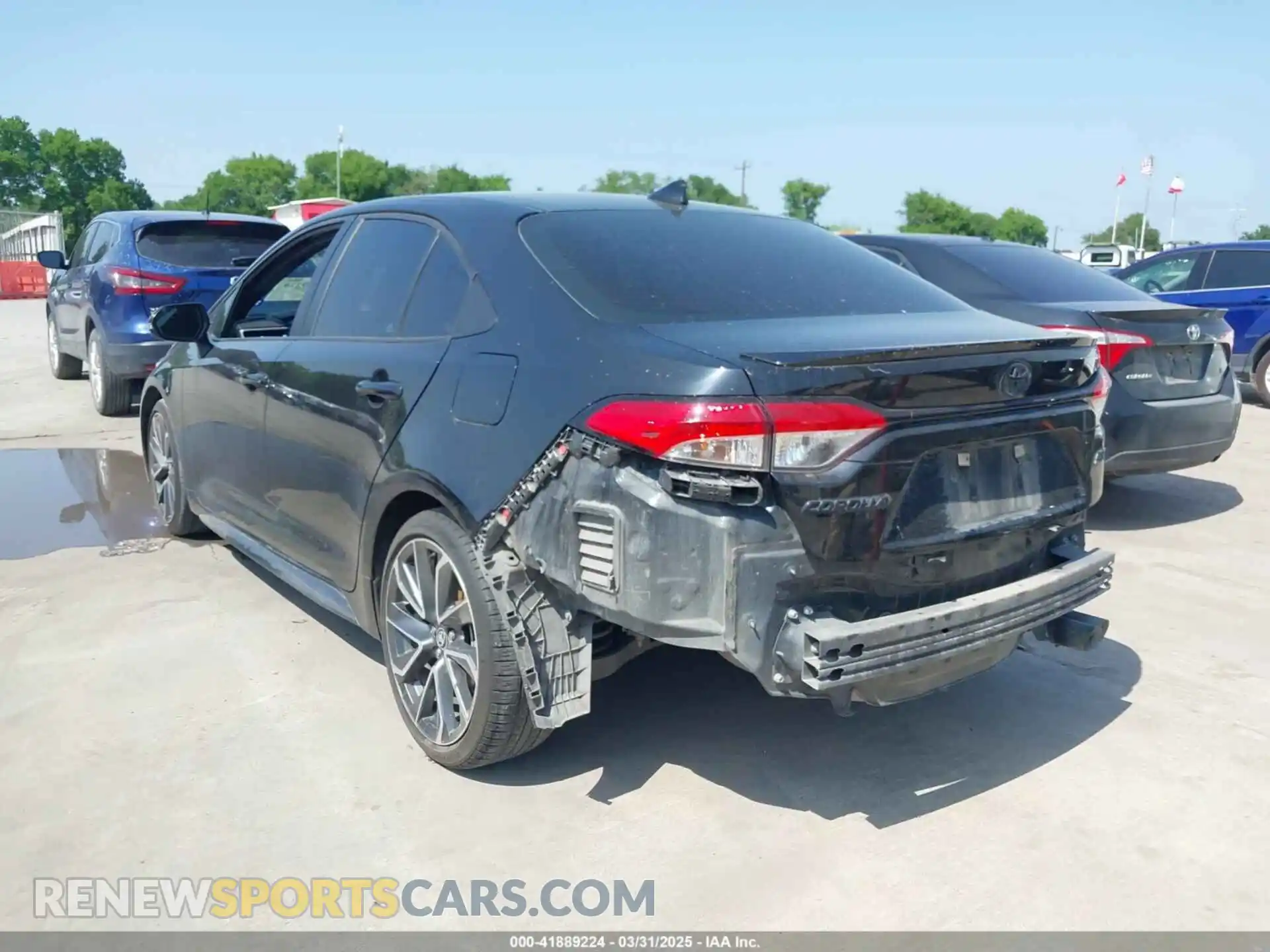 3 Photograph of a damaged car 5YFS4MCE6NP109460 TOYOTA COROLLA 2022