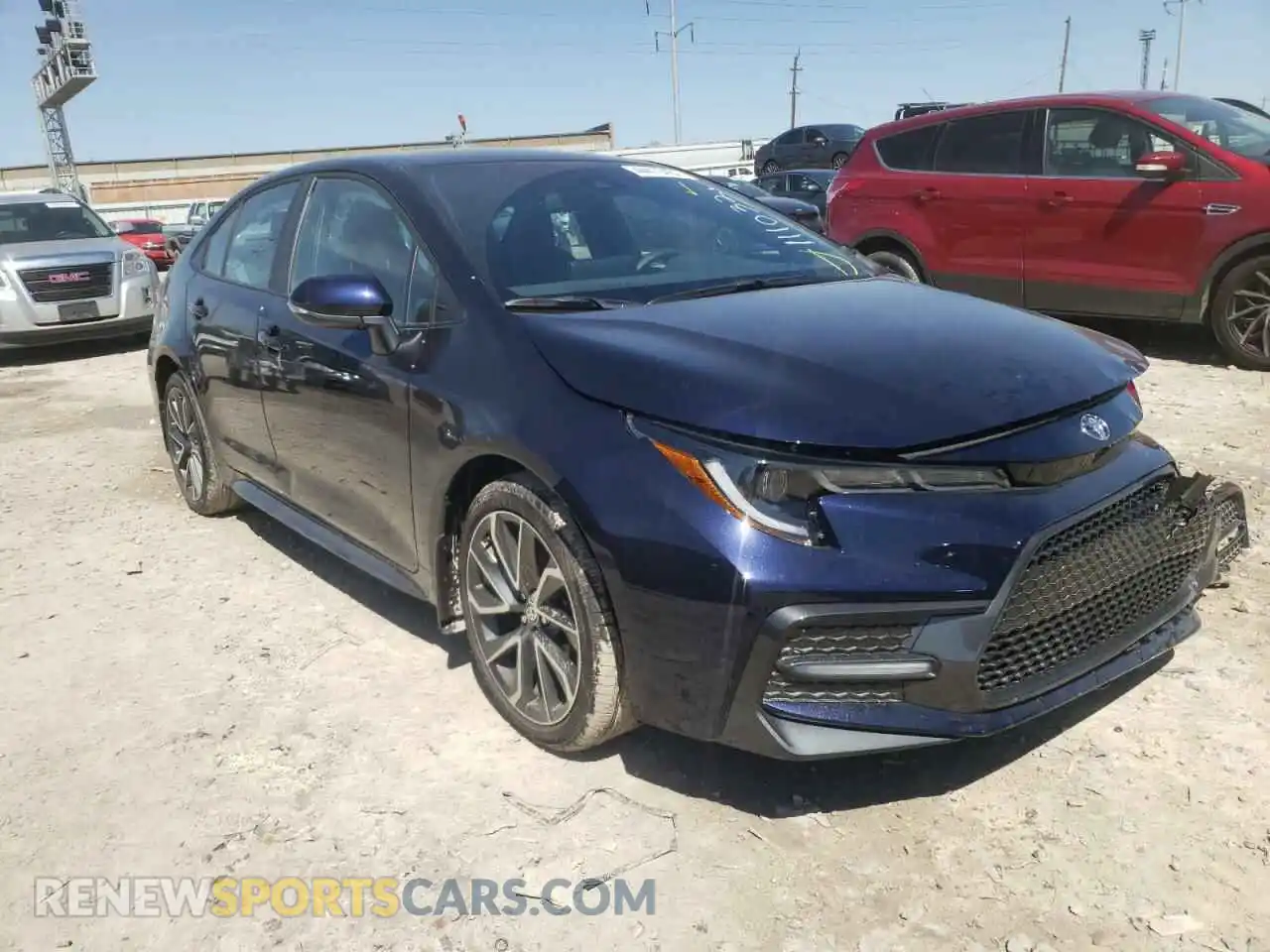 1 Photograph of a damaged car 5YFS4MCE6NP111032 TOYOTA COROLLA 2022
