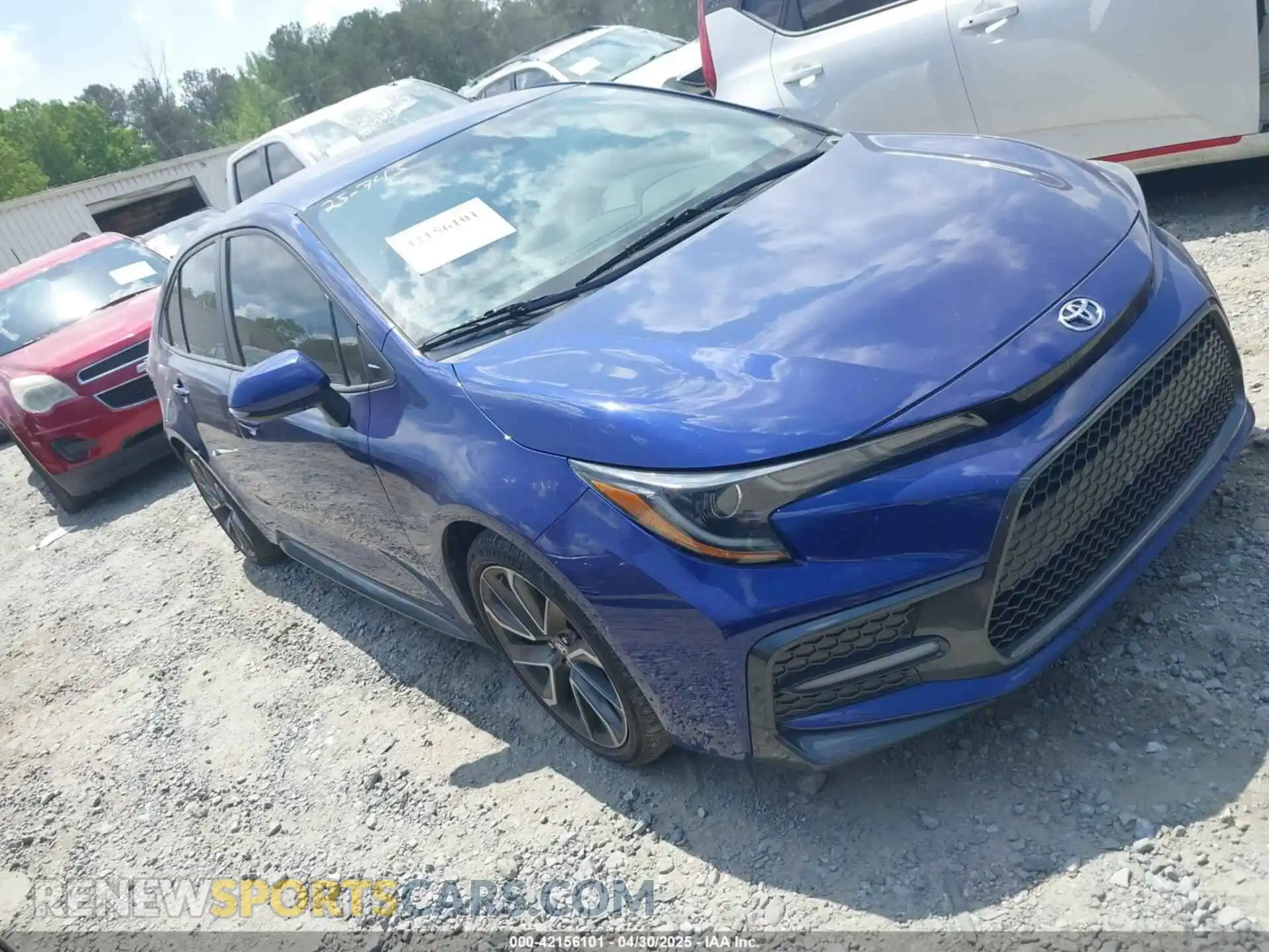 1 Photograph of a damaged car 5YFS4MCE6NP115811 TOYOTA COROLLA 2022