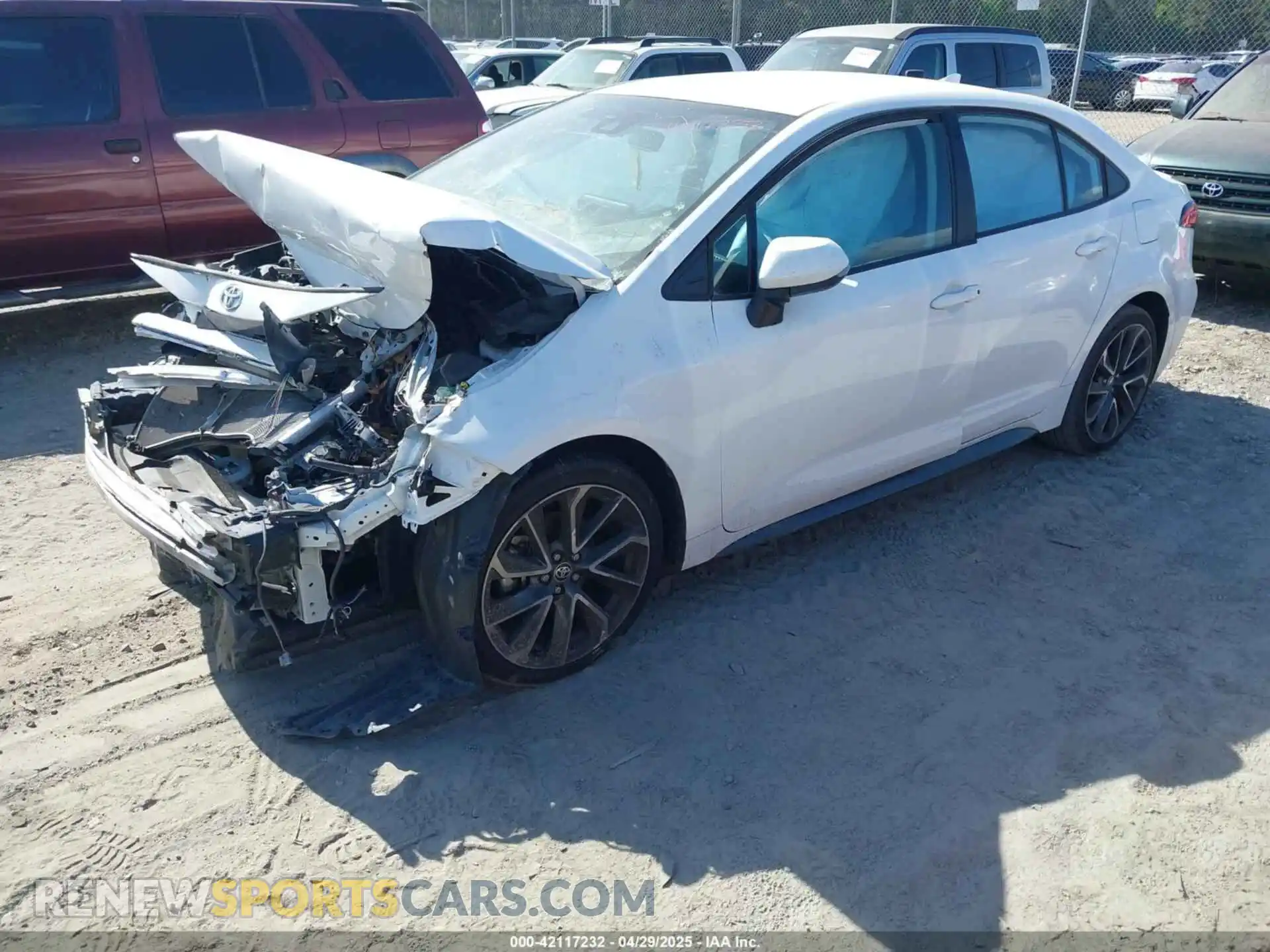 2 Photograph of a damaged car 5YFS4MCE6NP127232 TOYOTA COROLLA 2022