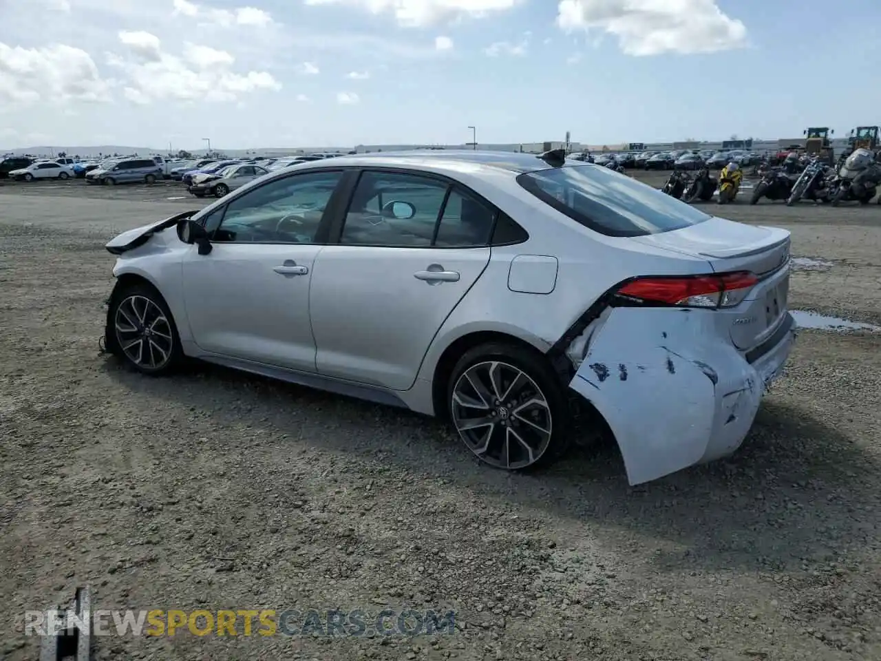2 Photograph of a damaged car 5YFS4MCE6NP129188 TOYOTA COROLLA 2022