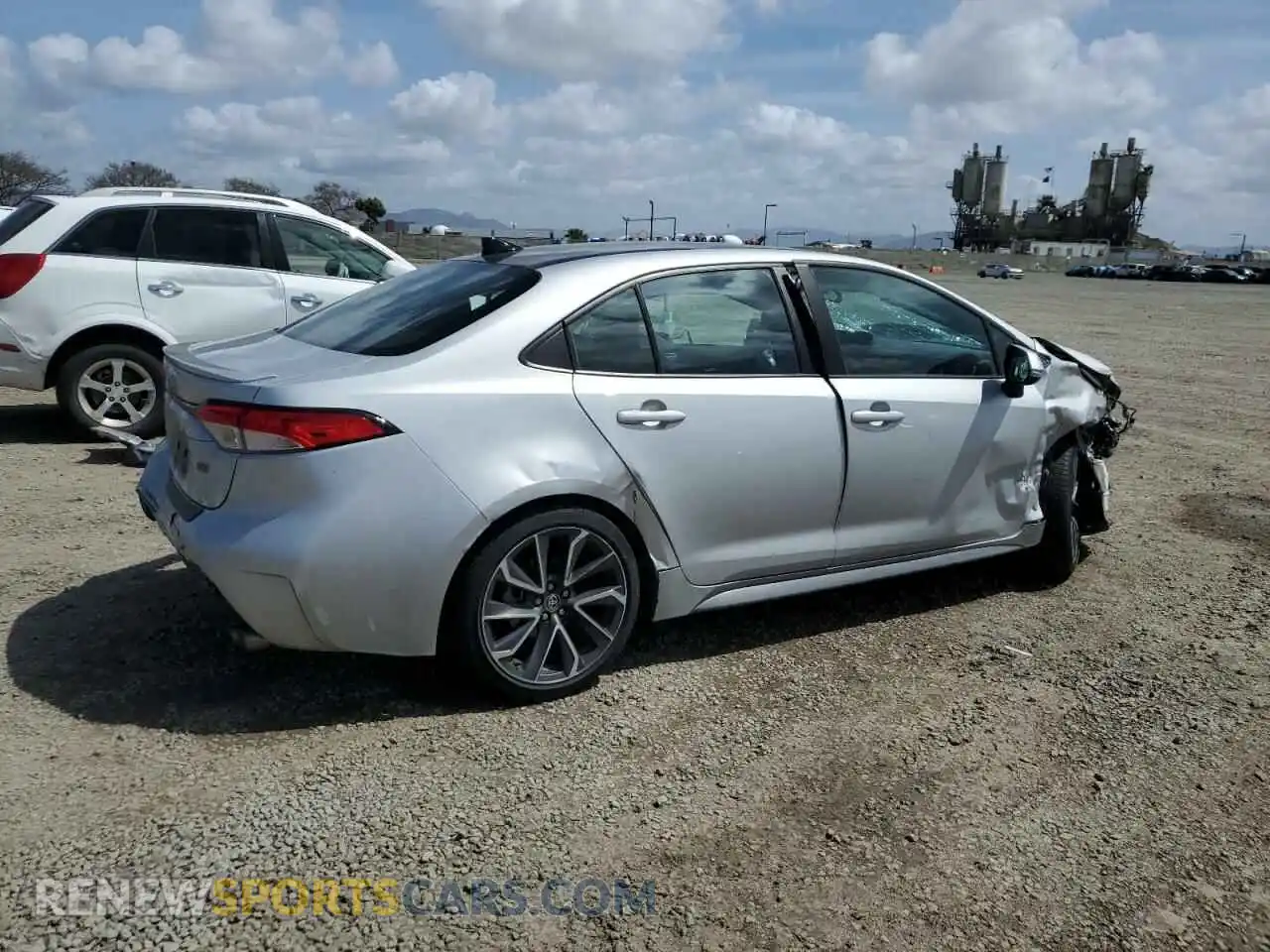 3 Photograph of a damaged car 5YFS4MCE6NP129188 TOYOTA COROLLA 2022