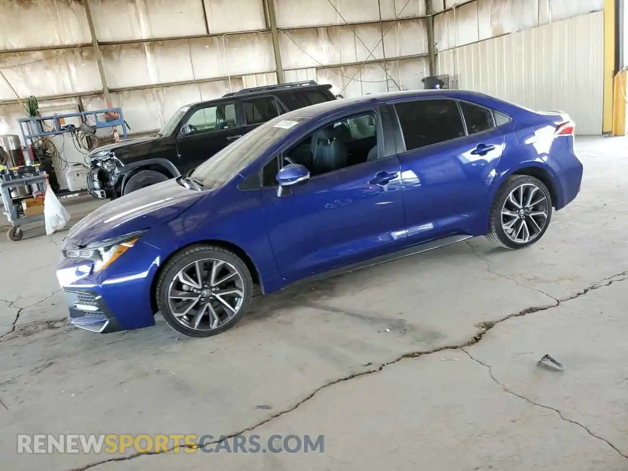1 Photograph of a damaged car 5YFS4MCE6NP129191 TOYOTA COROLLA 2022