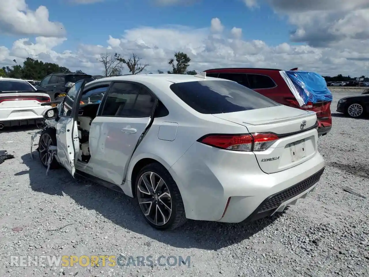 2 Photograph of a damaged car 5YFS4MCE6NP129417 TOYOTA COROLLA 2022
