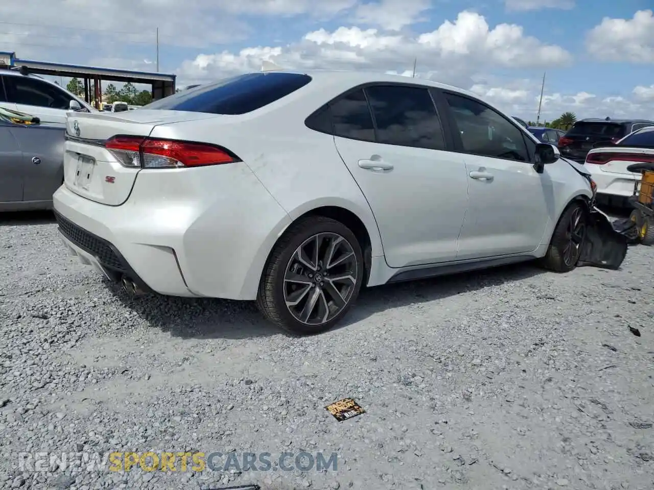 3 Photograph of a damaged car 5YFS4MCE6NP129417 TOYOTA COROLLA 2022