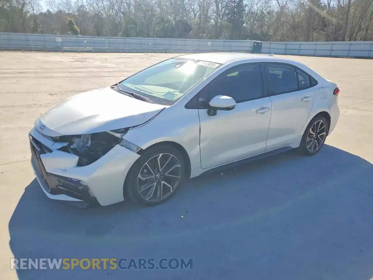 1 Photograph of a damaged car 5YFS4MCE6NP130700 TOYOTA COROLLA 2022