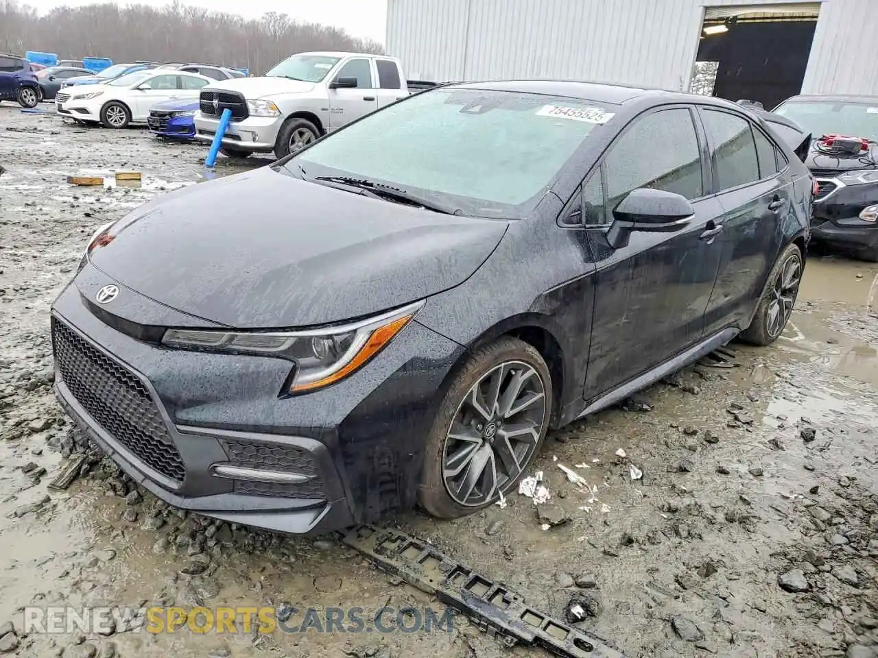 1 Photograph of a damaged car 5YFS4MCE6NP130910 TOYOTA COROLLA 2022