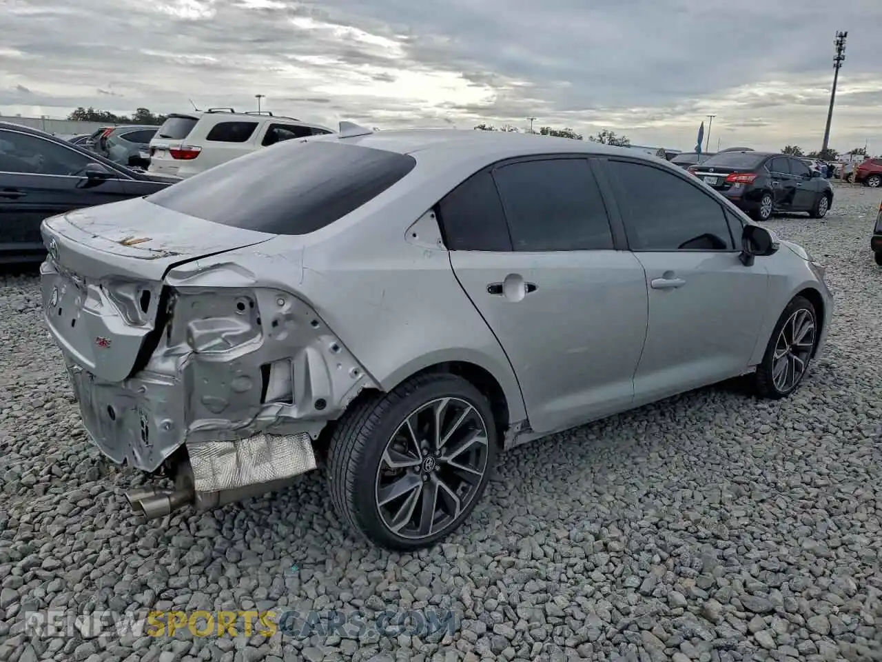 3 Photograph of a damaged car 5YFS4MCE6NP132253 TOYOTA COROLLA 2022