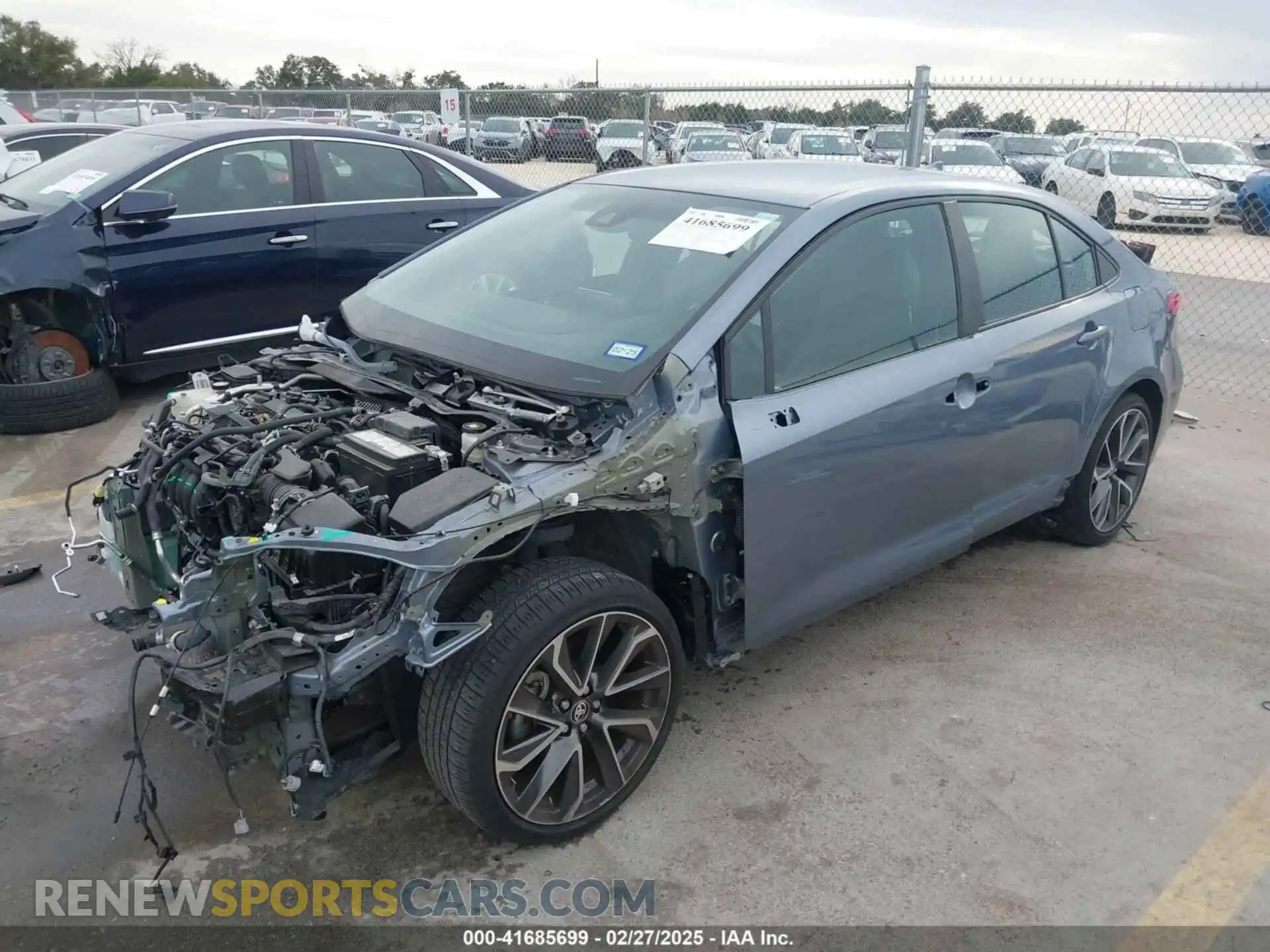 2 Photograph of a damaged car 5YFS4MCE6NP132723 TOYOTA COROLLA 2022