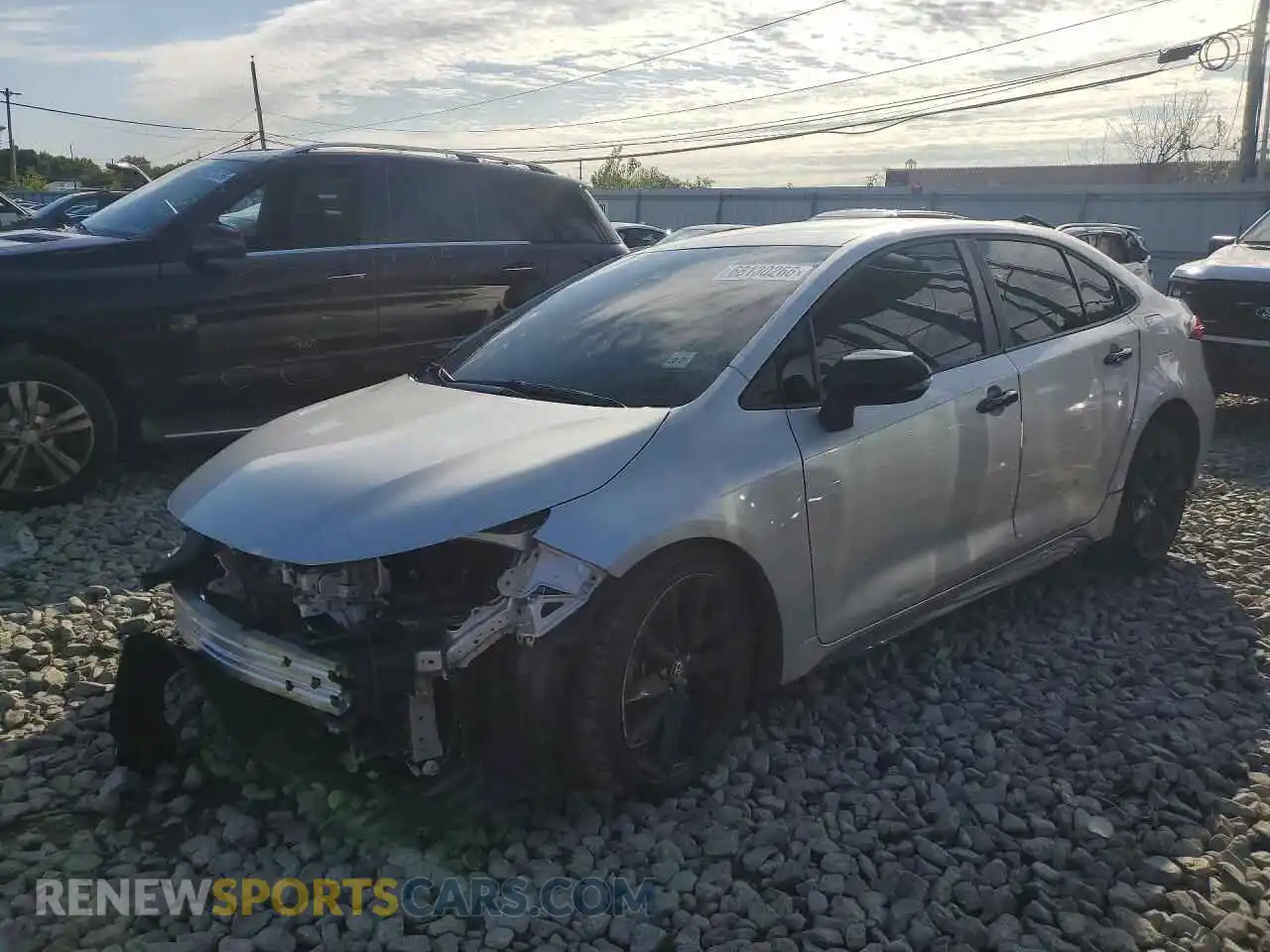 1 Photograph of a damaged car 5YFS4MCE6NP133354 TOYOTA COROLLA 2022
