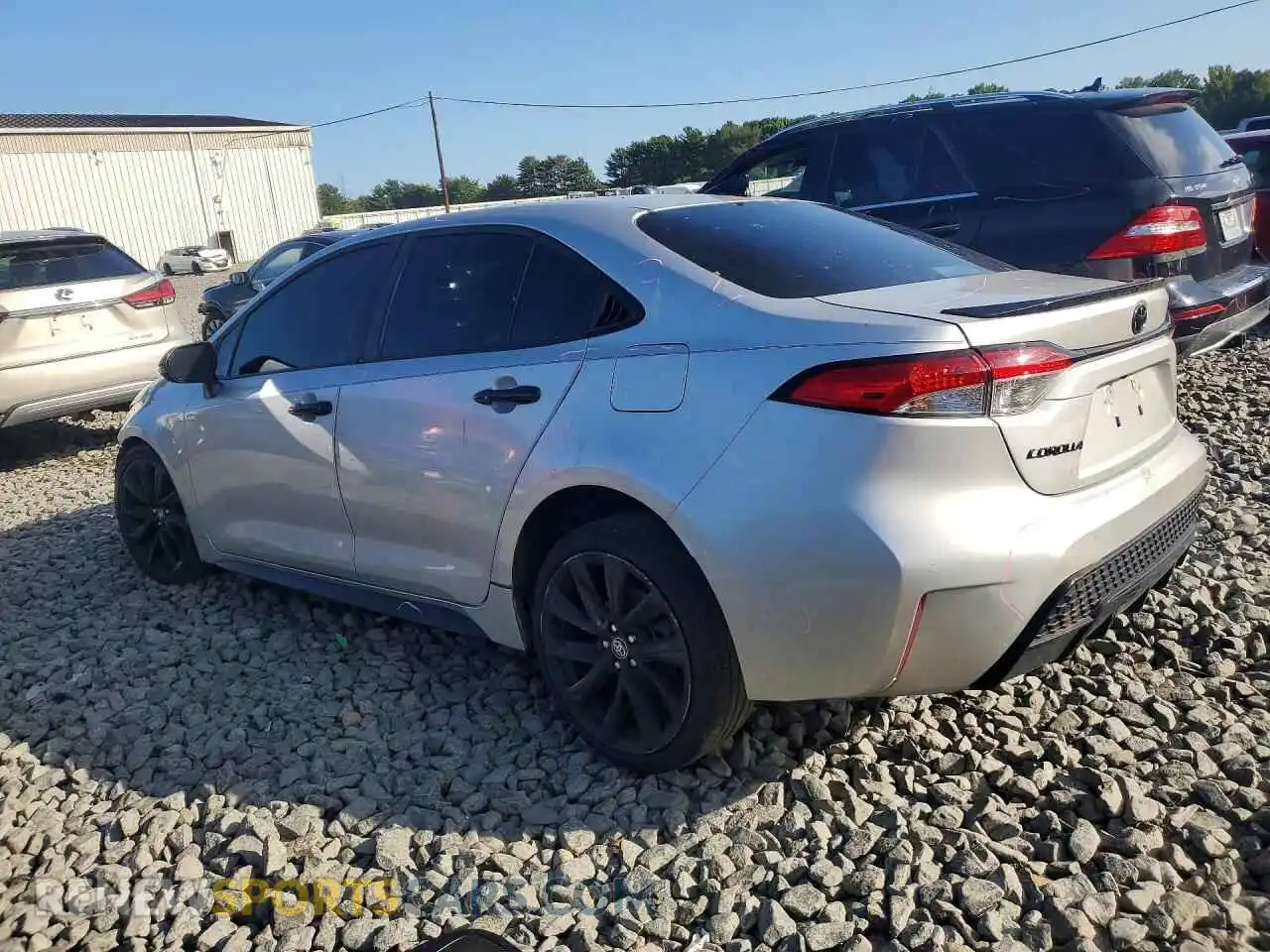 2 Photograph of a damaged car 5YFS4MCE6NP133354 TOYOTA COROLLA 2022