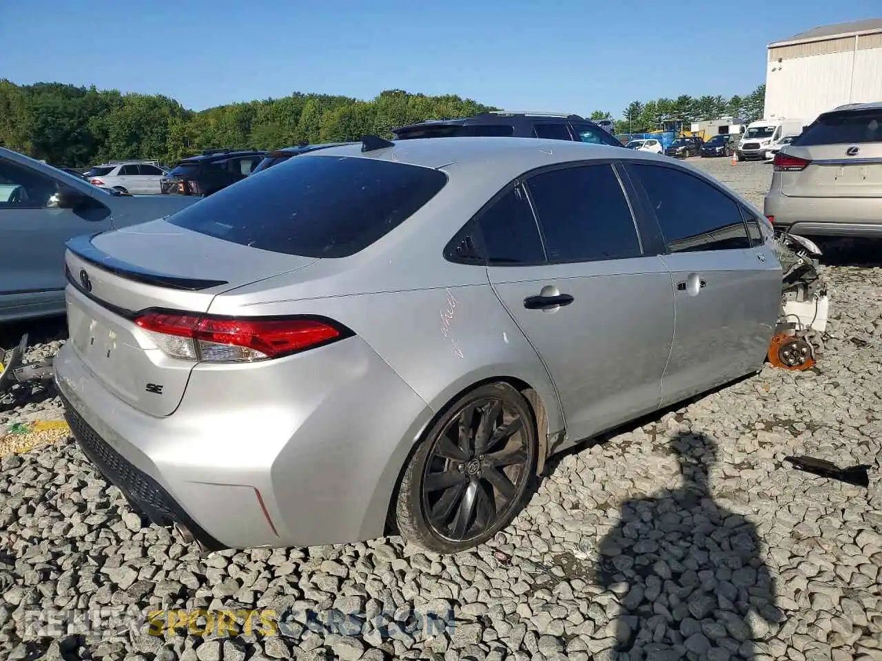 3 Photograph of a damaged car 5YFS4MCE6NP133354 TOYOTA COROLLA 2022