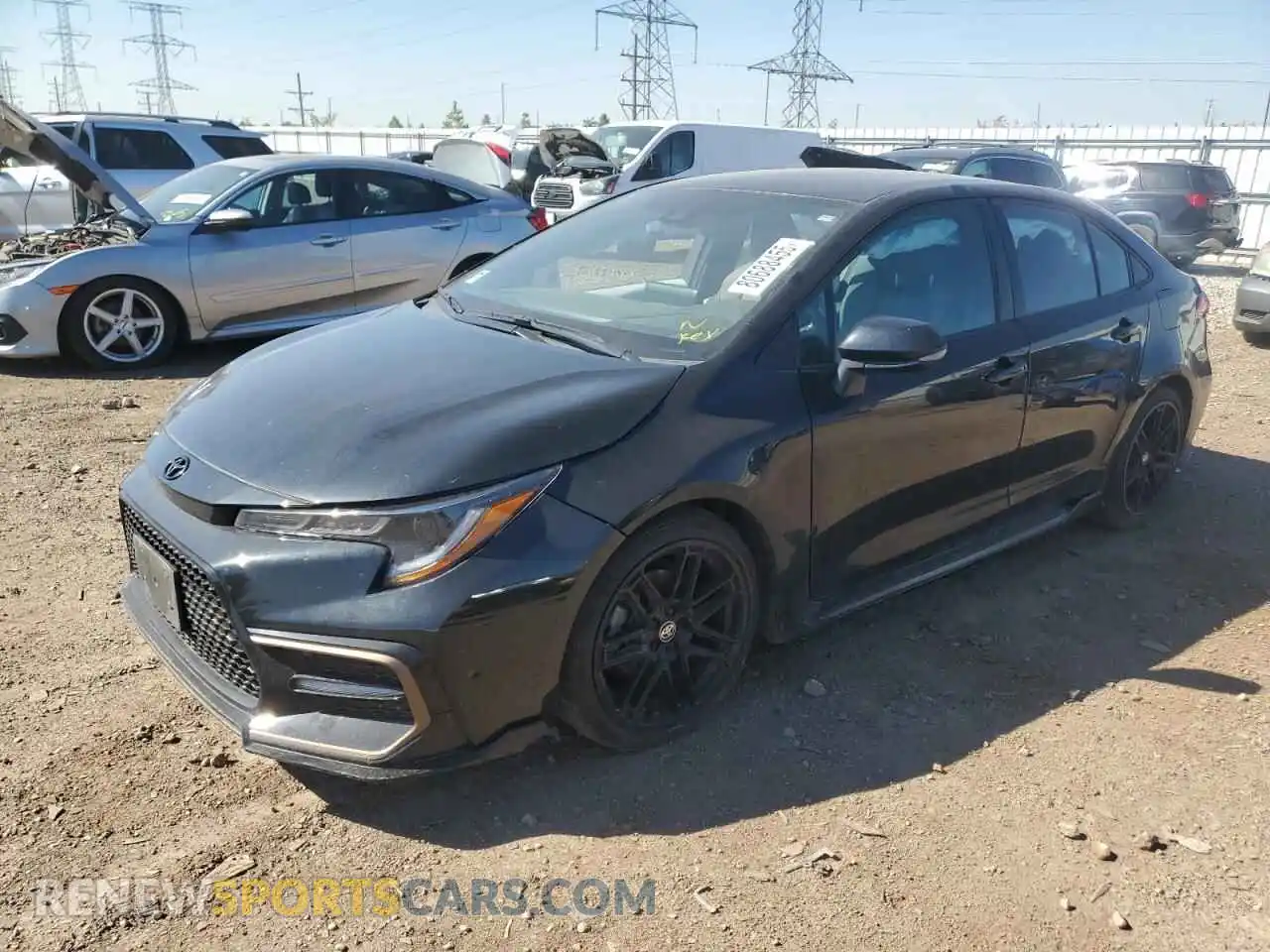 1 Photograph of a damaged car 5YFS4MCE6NP135170 TOYOTA COROLLA 2022