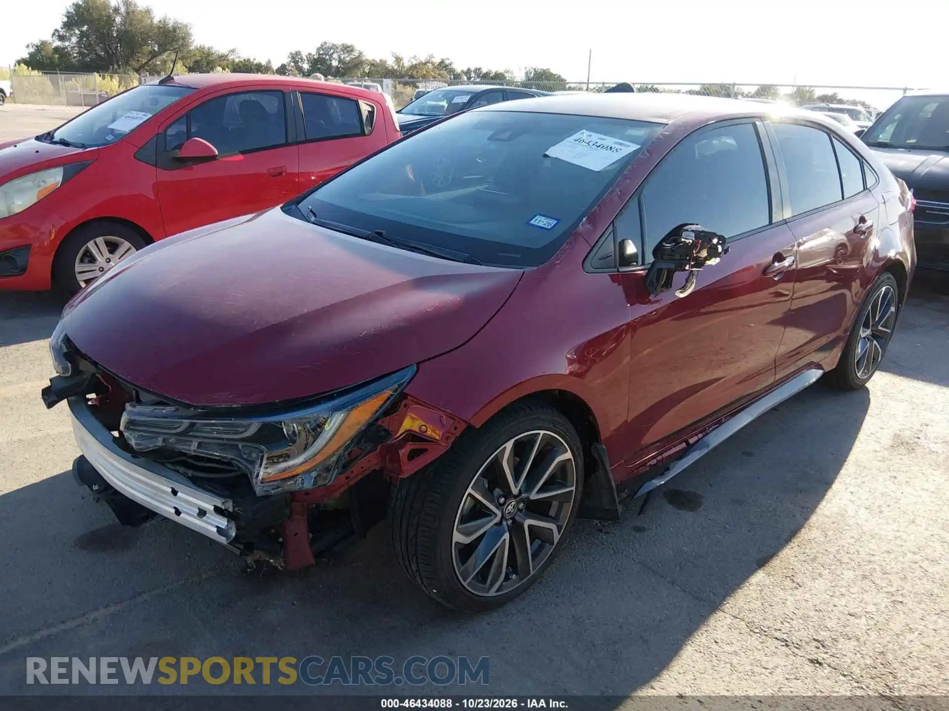 2 Photograph of a damaged car 5YFS4MCE6NP136562 TOYOTA COROLLA 2022