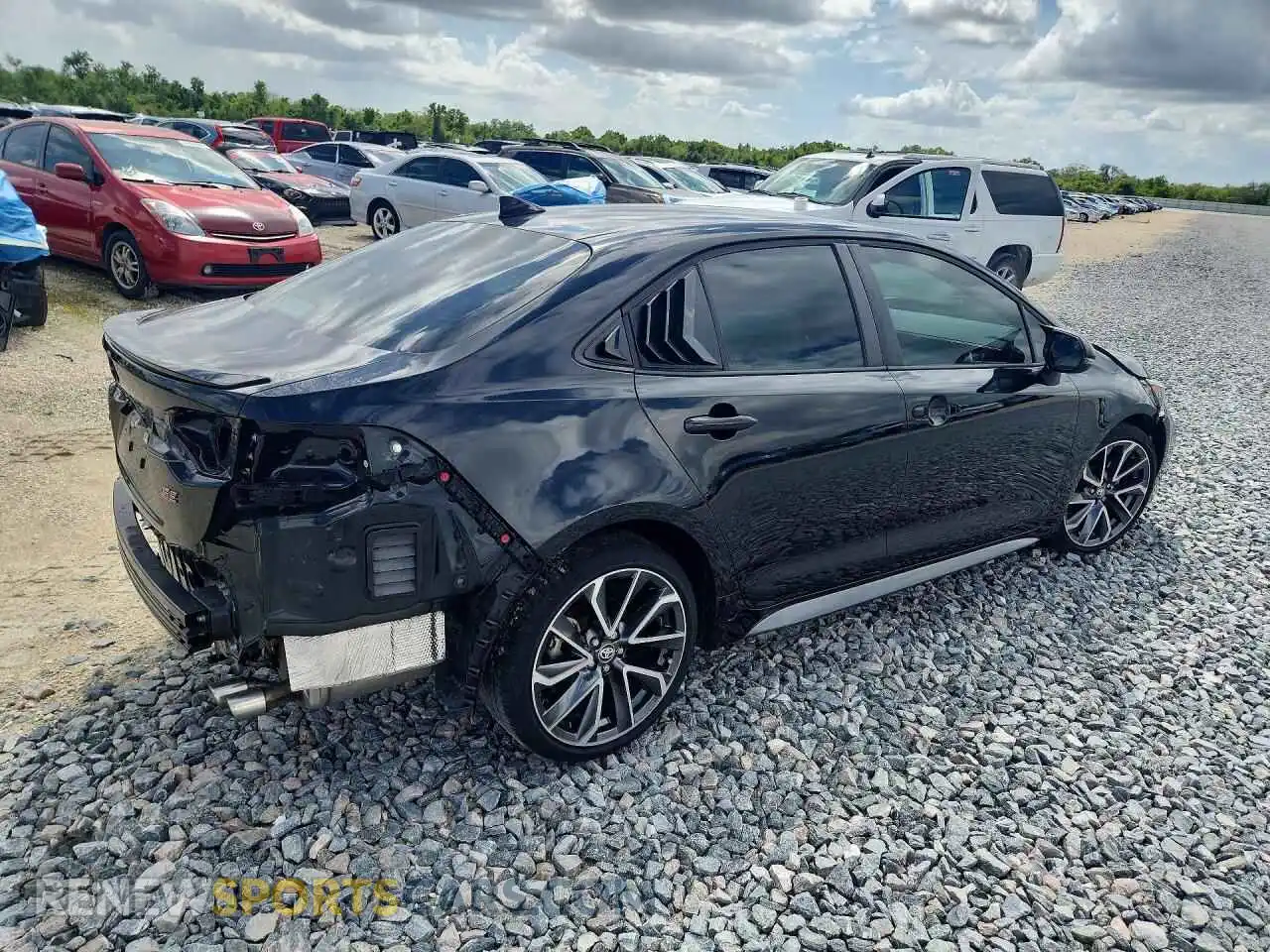 3 Photograph of a damaged car 5YFS4MCE6NP137758 TOYOTA COROLLA 2022