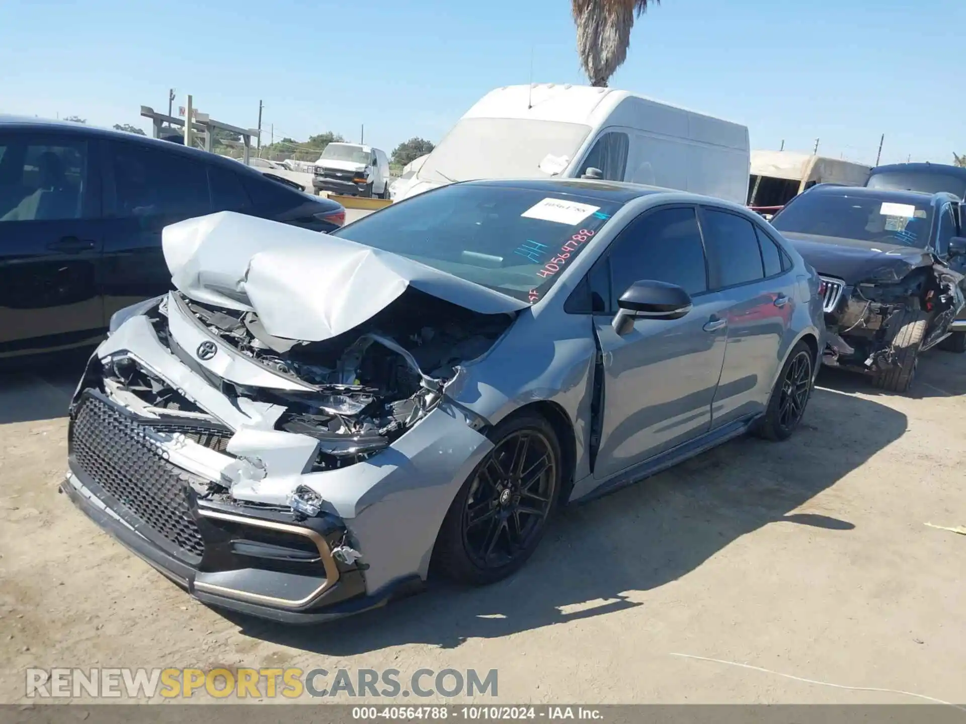 2 Photograph of a damaged car 5YFS4MCE6NP138120 TOYOTA COROLLA 2022