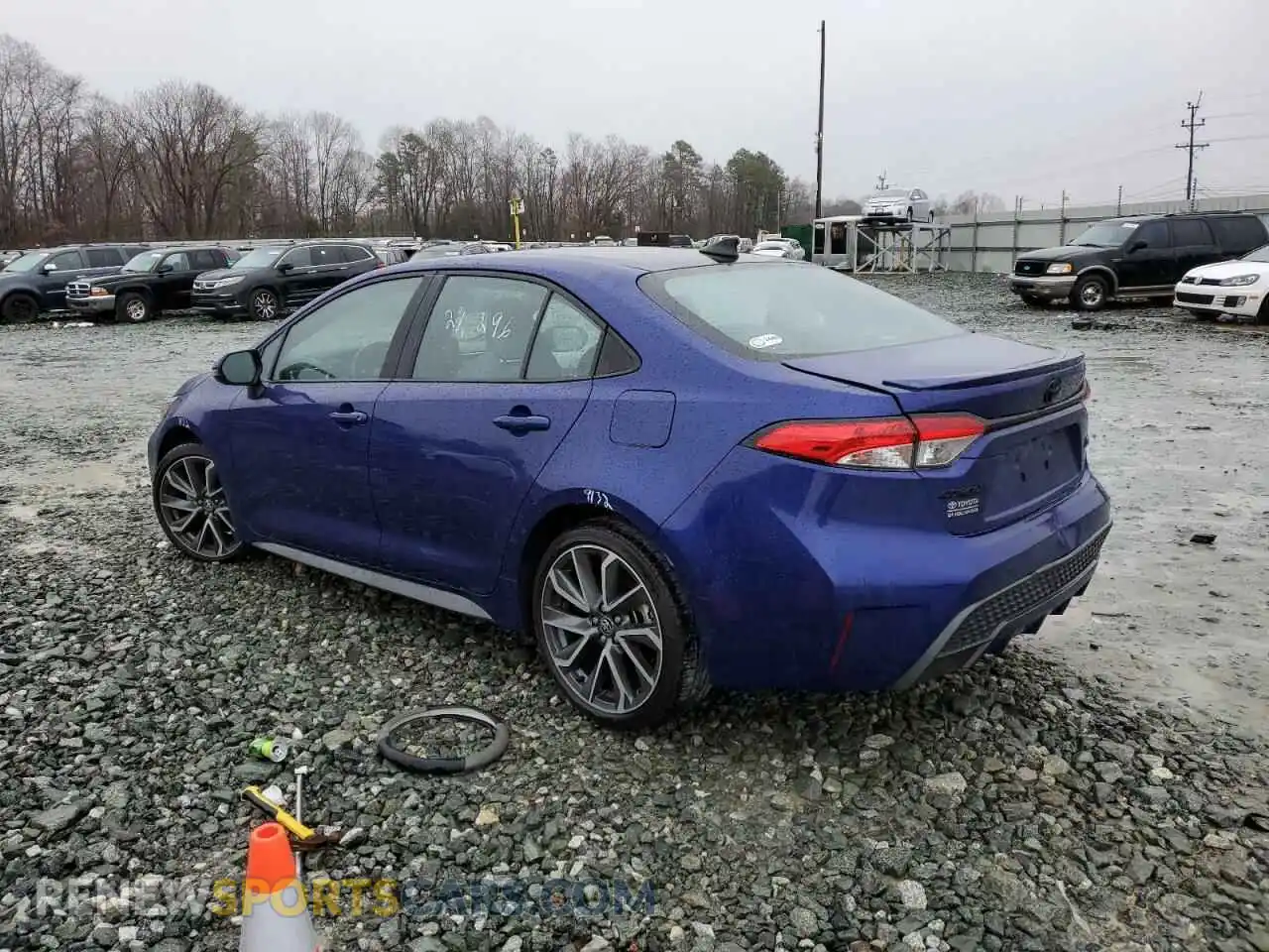 3 fotografías del automóvil dañado 5YFS4MCE7NP099473 TOYOTA COROLLA 2022