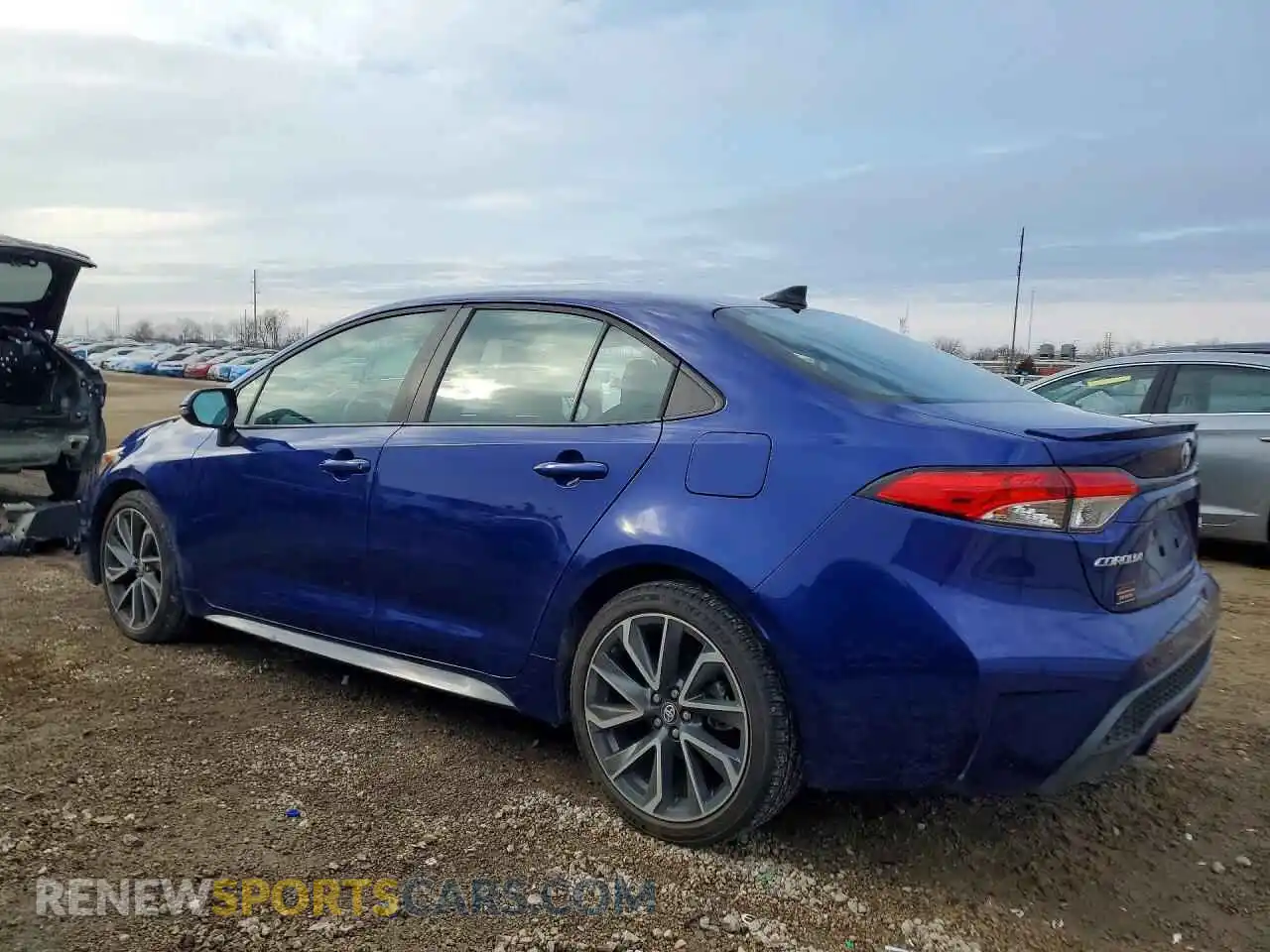 2 fotografías del automóvil dañado 5YFS4MCE7NP103506 TOYOTA COROLLA 2022