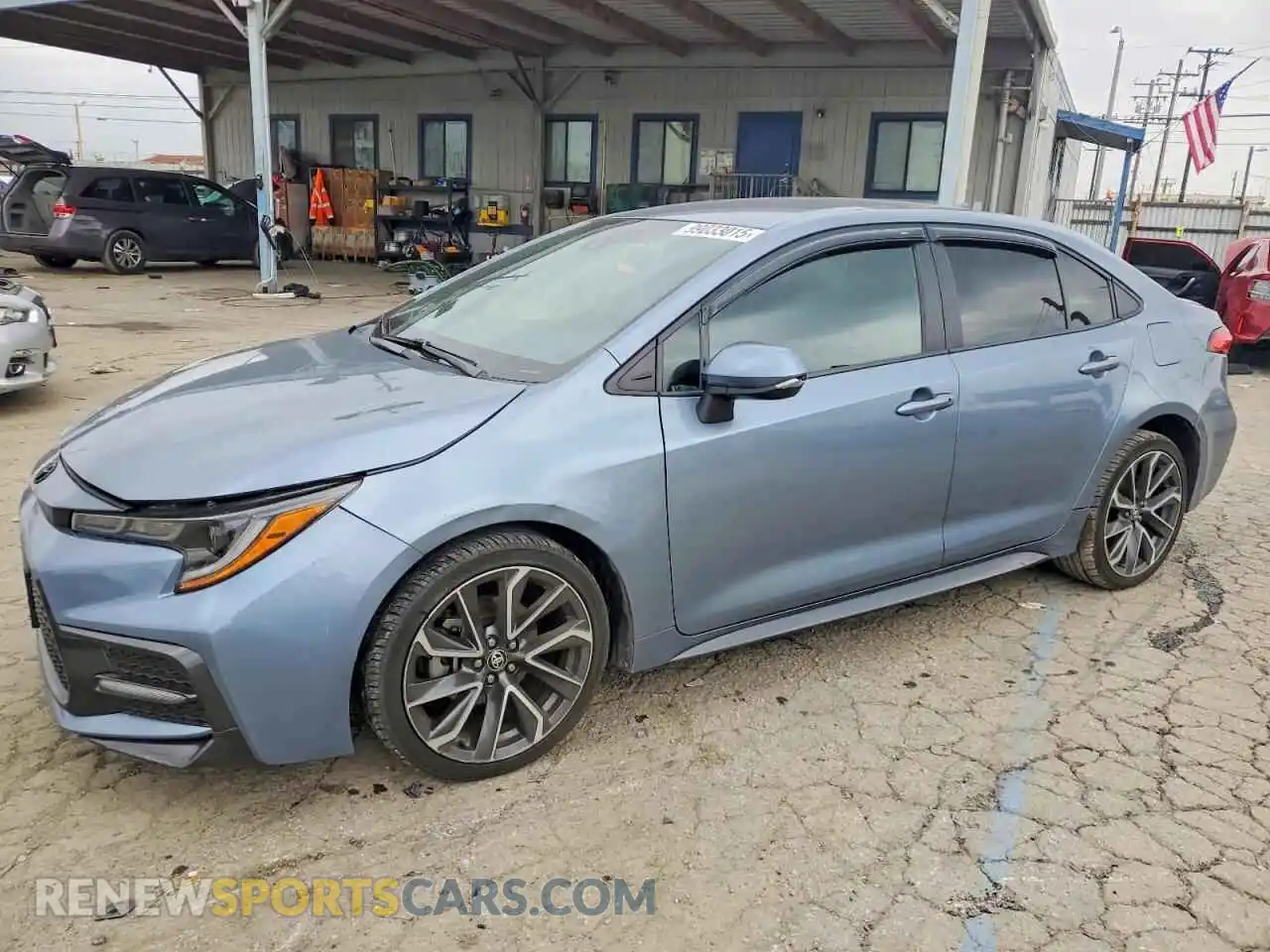 1 Photograph of a damaged car 5YFS4MCE7NP107491 TOYOTA COROLLA 2022