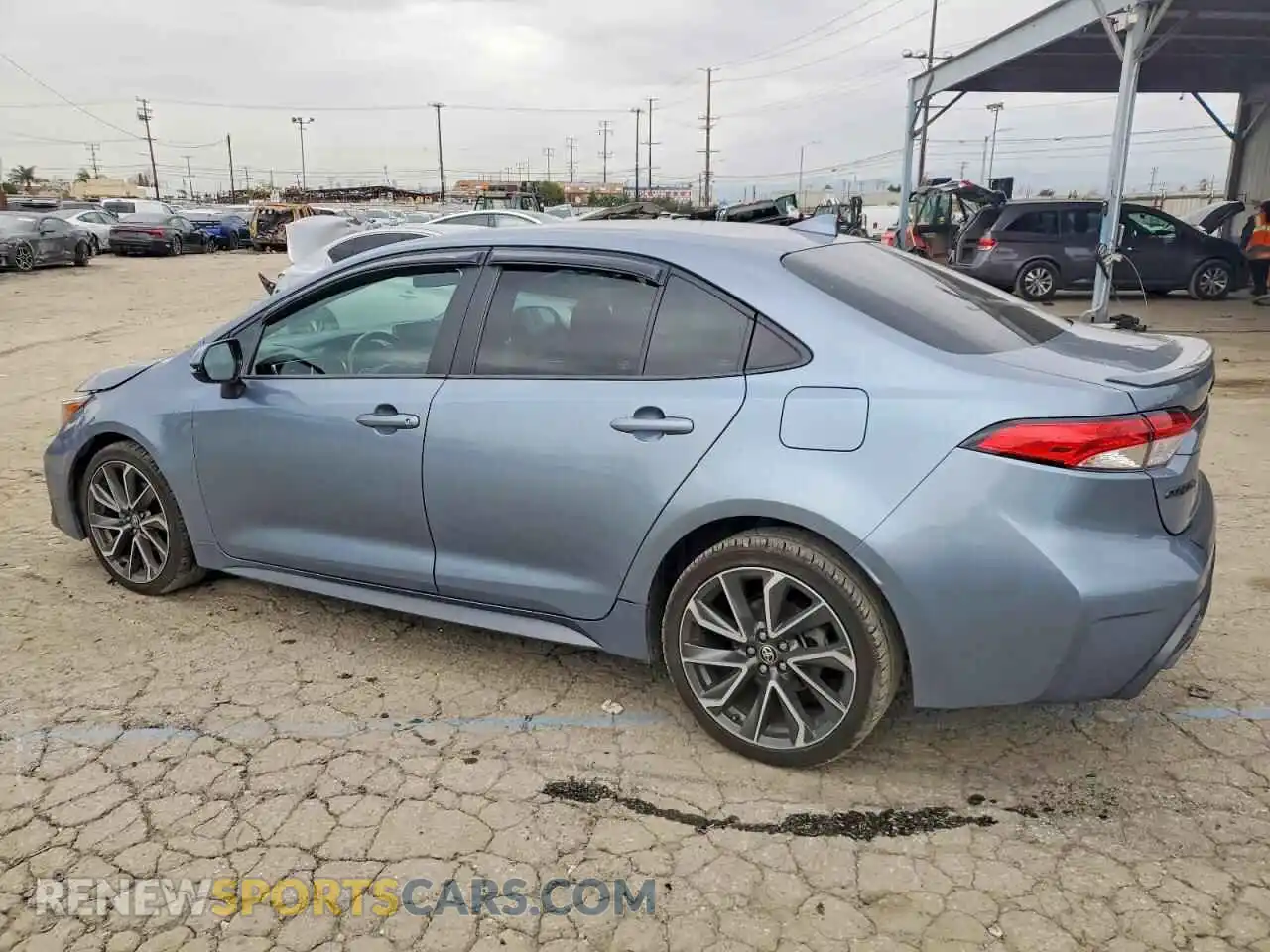 2 Photograph of a damaged car 5YFS4MCE7NP107491 TOYOTA COROLLA 2022