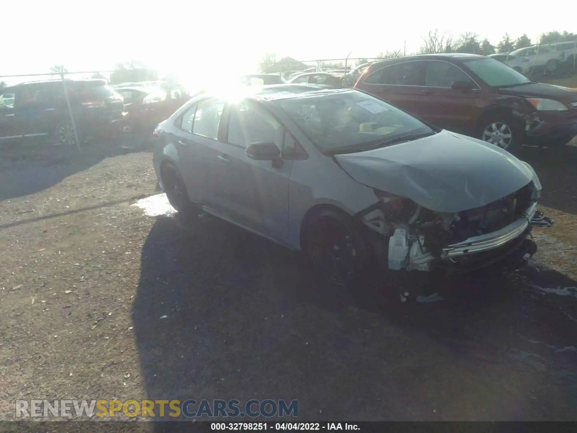 1 Photograph of a damaged car 5YFS4MCE7NP107524 TOYOTA COROLLA 2022