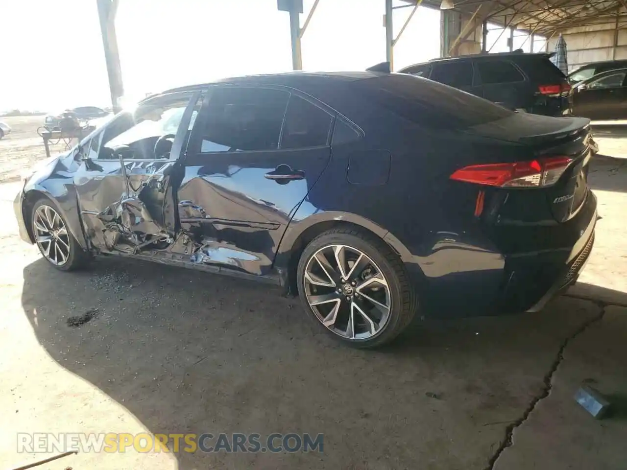 2 Photograph of a damaged car 5YFS4MCE7NP108625 TOYOTA COROLLA 2022
