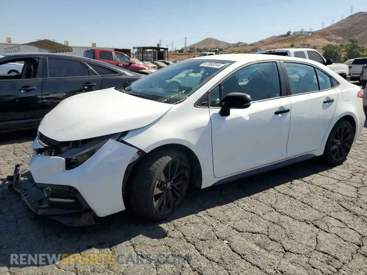 1 Photograph of a damaged car 5YFS4MCE7NP114389 TOYOTA COROLLA 2022
