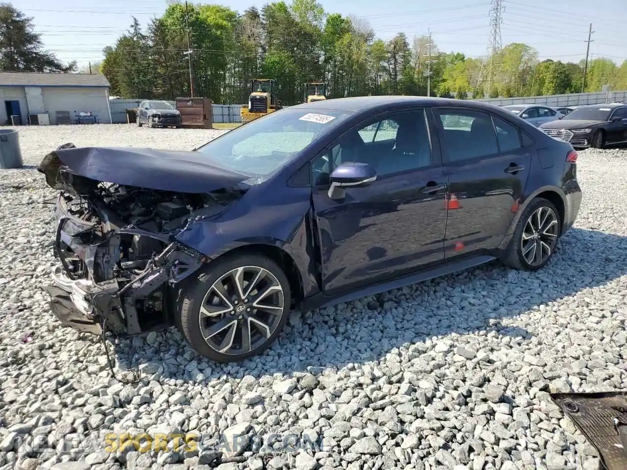 1 Photograph of a damaged car 5YFS4MCE7NP118815 TOYOTA COROLLA 2022