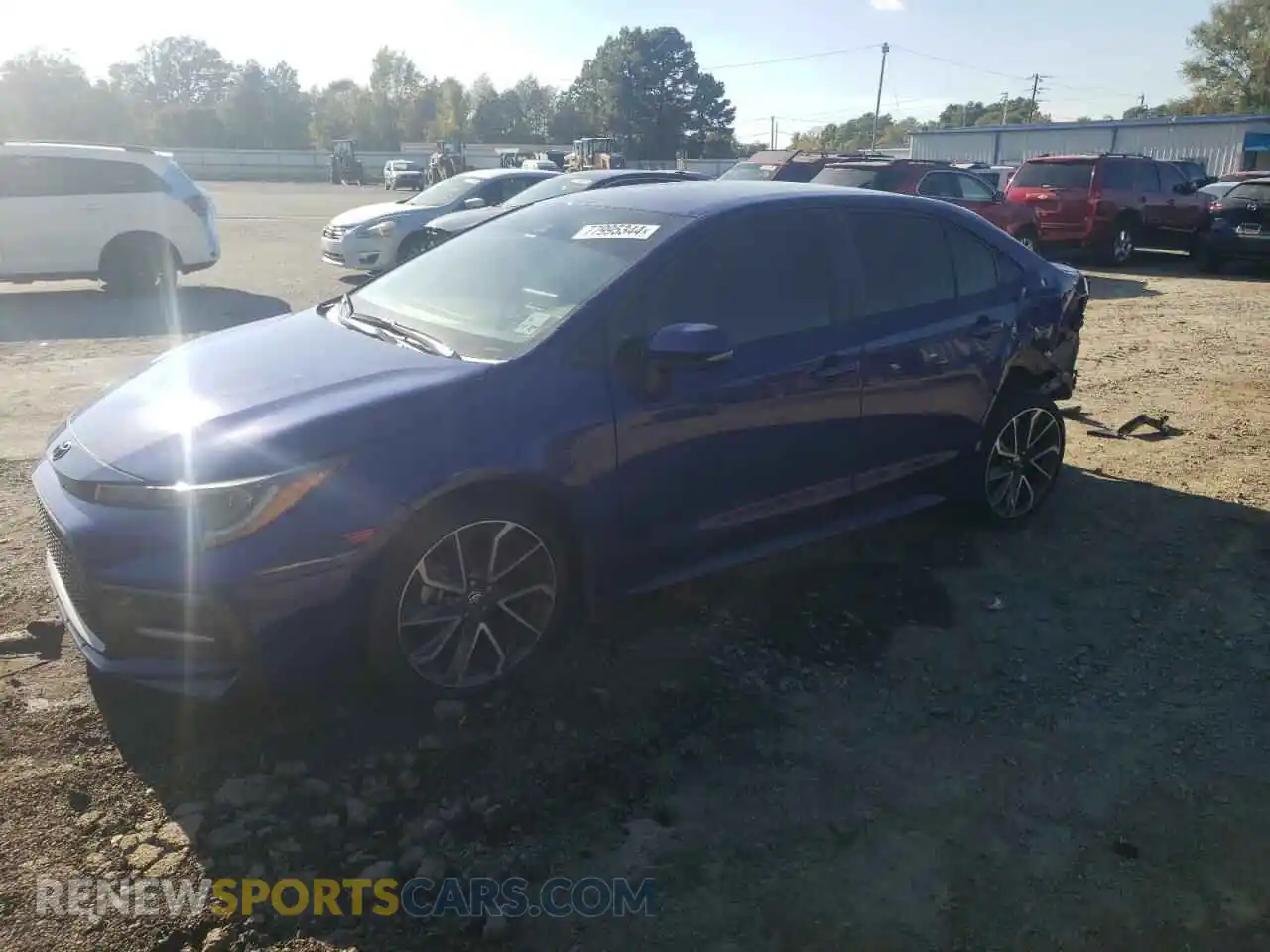 1 Photograph of a damaged car 5YFS4MCE7NP131449 TOYOTA COROLLA 2022