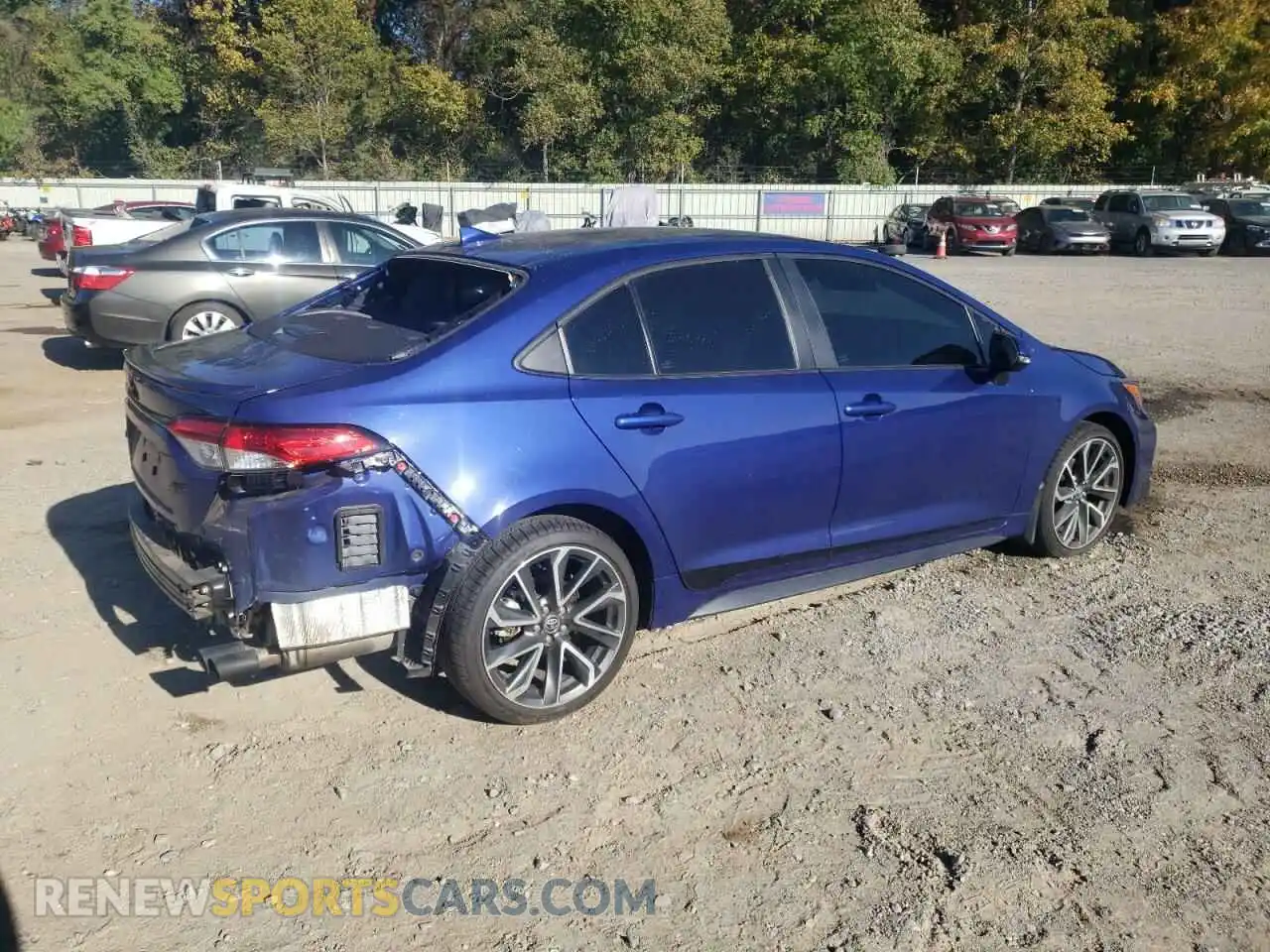 3 Photograph of a damaged car 5YFS4MCE7NP131449 TOYOTA COROLLA 2022