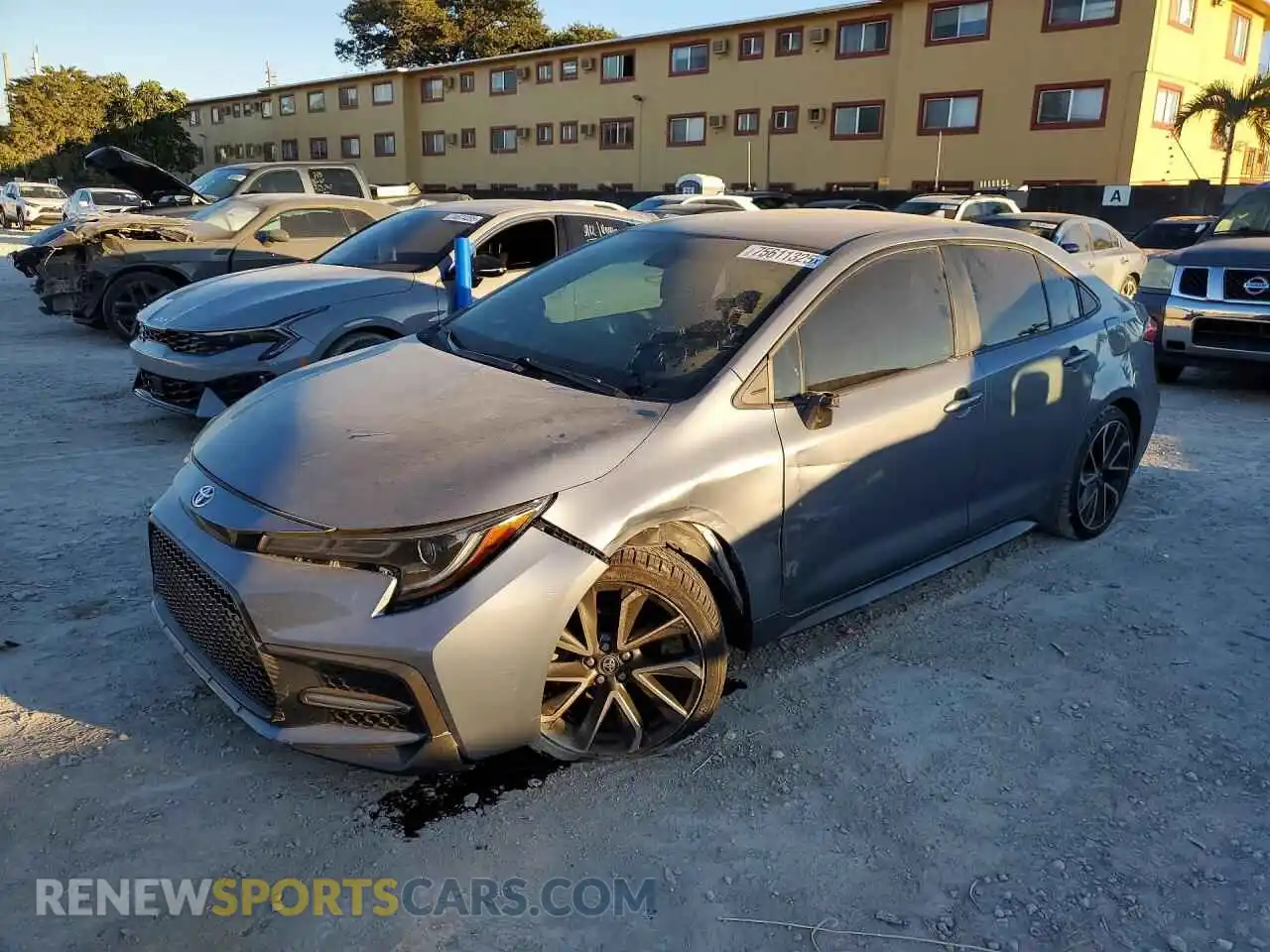 1 fotografías del automóvil dañado 5YFS4MCE7NP136506 TOYOTA COROLLA 2022