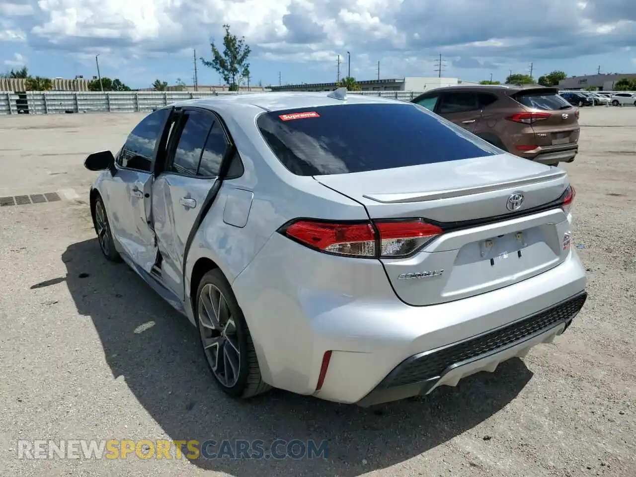 3 Photograph of a damaged car 5YFS4MCE8NP100422 TOYOTA COROLLA 2022