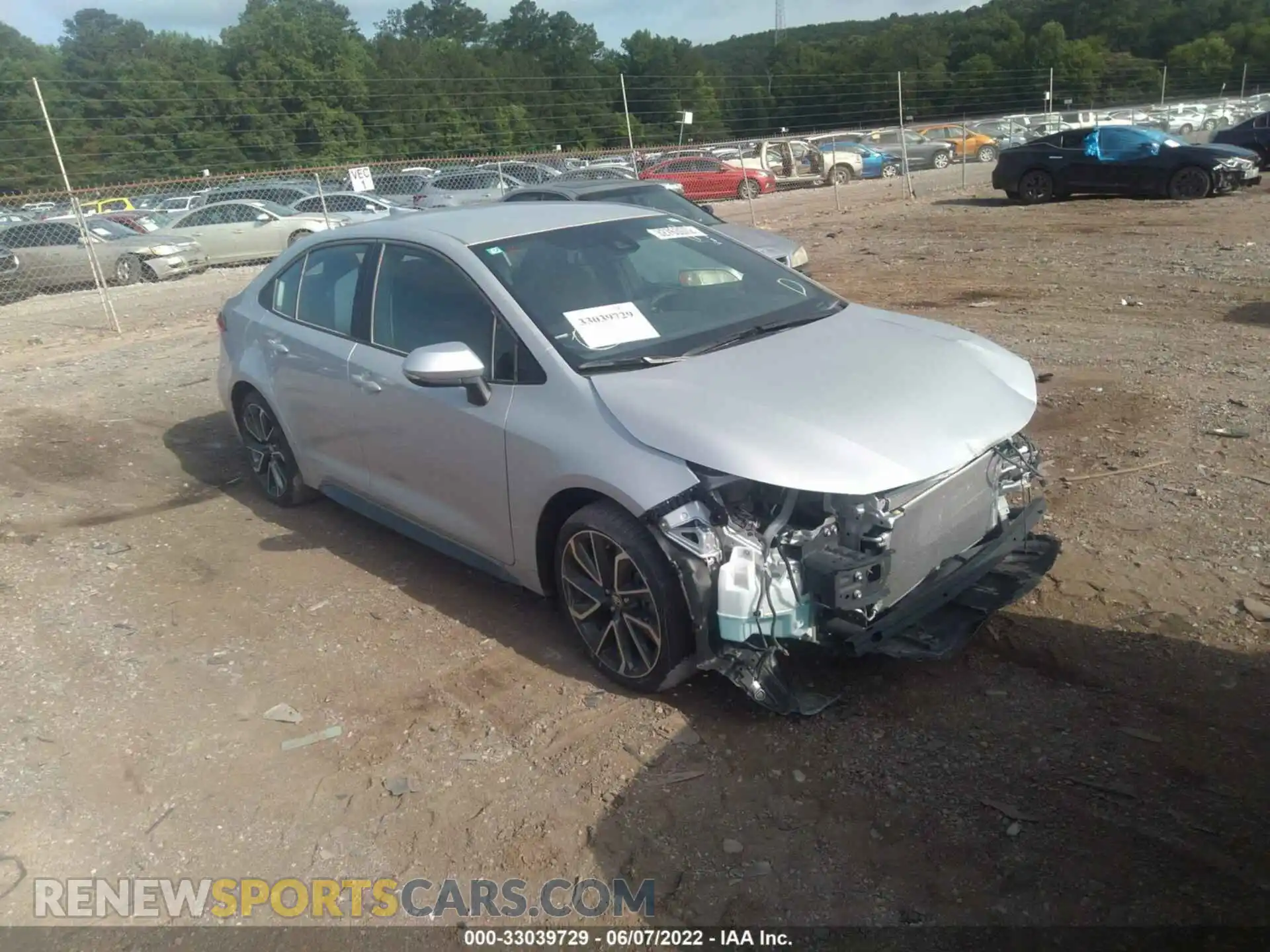 1 Photograph of a damaged car 5YFS4MCE8NP102512 TOYOTA COROLLA 2022