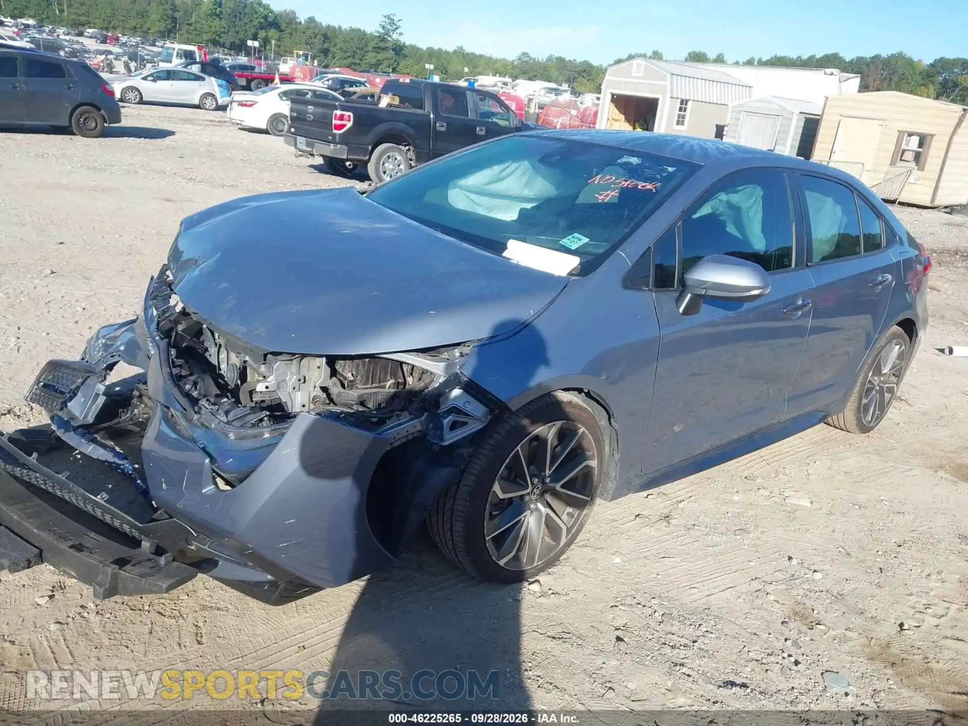 2 fotografías del automóvil dañado 5YFS4MCE8NP102526 TOYOTA COROLLA 2022