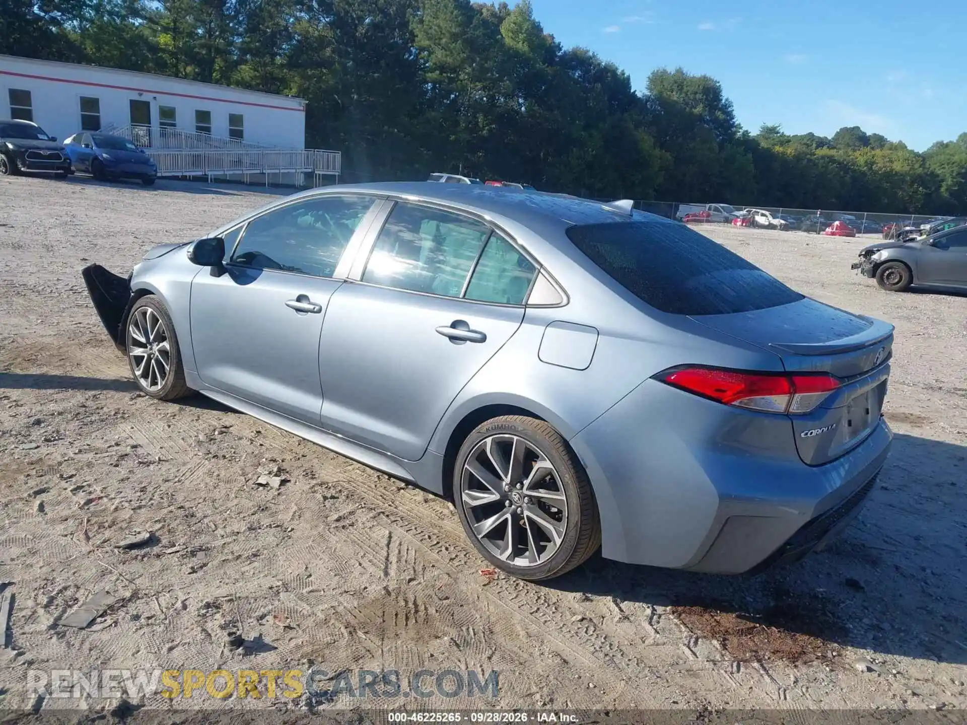 3 fotografías del automóvil dañado 5YFS4MCE8NP102526 TOYOTA COROLLA 2022