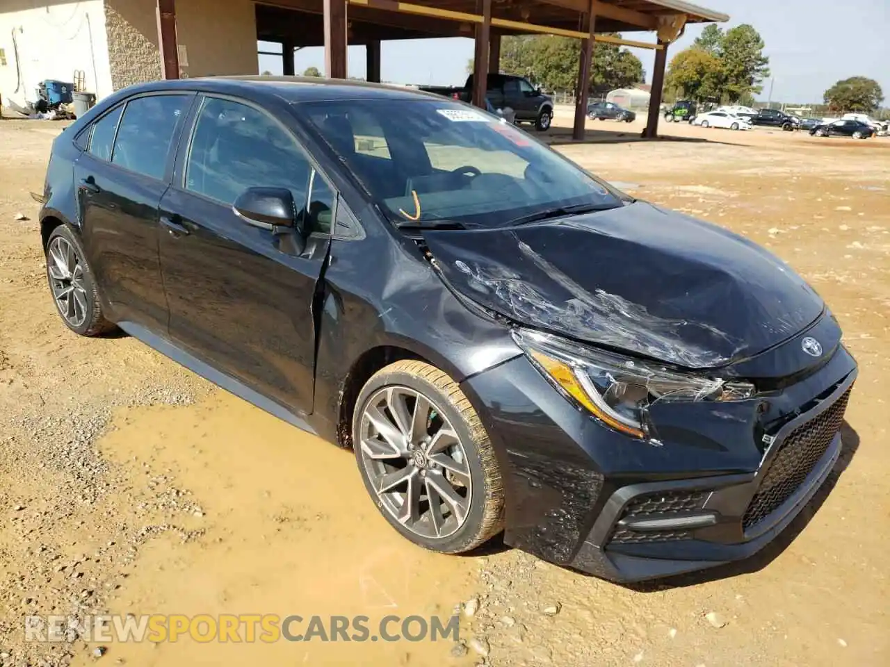 1 Photograph of a damaged car 5YFS4MCE8NP105068 TOYOTA COROLLA 2022