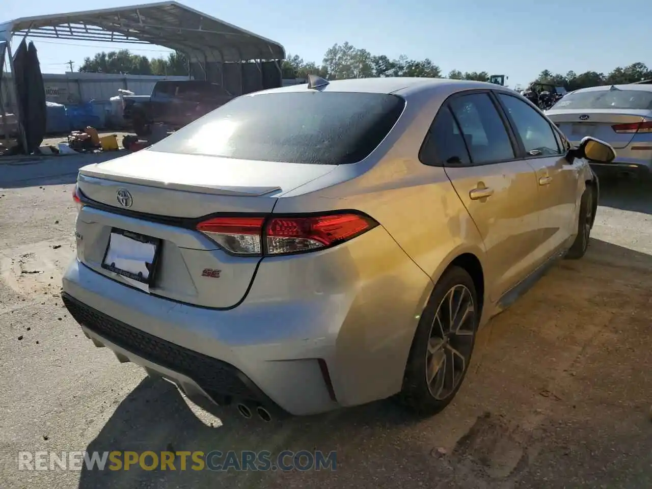3 Photograph of a damaged car 5YFS4MCE8NP105376 TOYOTA COROLLA 2022