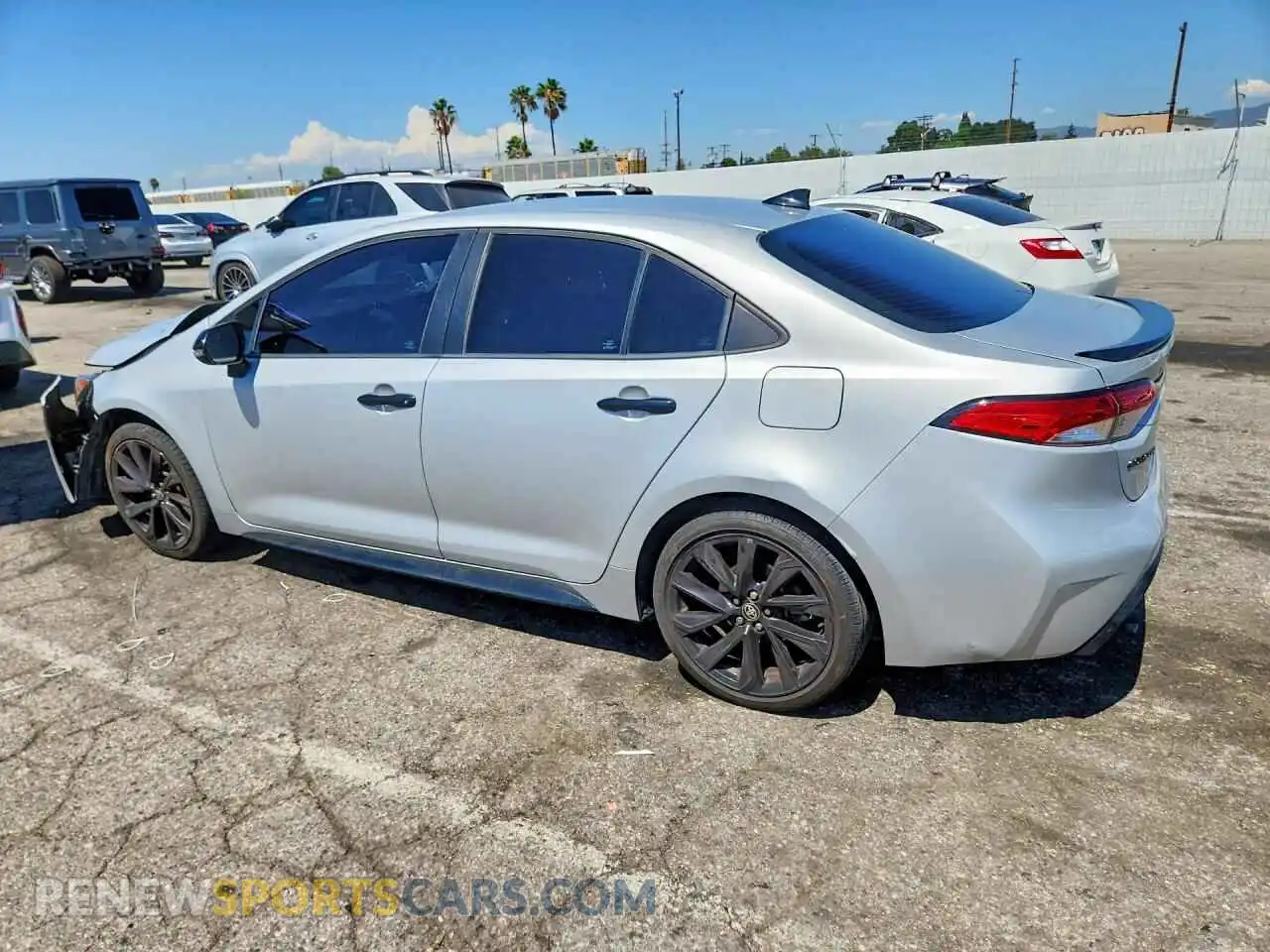 2 Photograph of a damaged car 5YFS4MCE8NP105877 TOYOTA COROLLA 2022