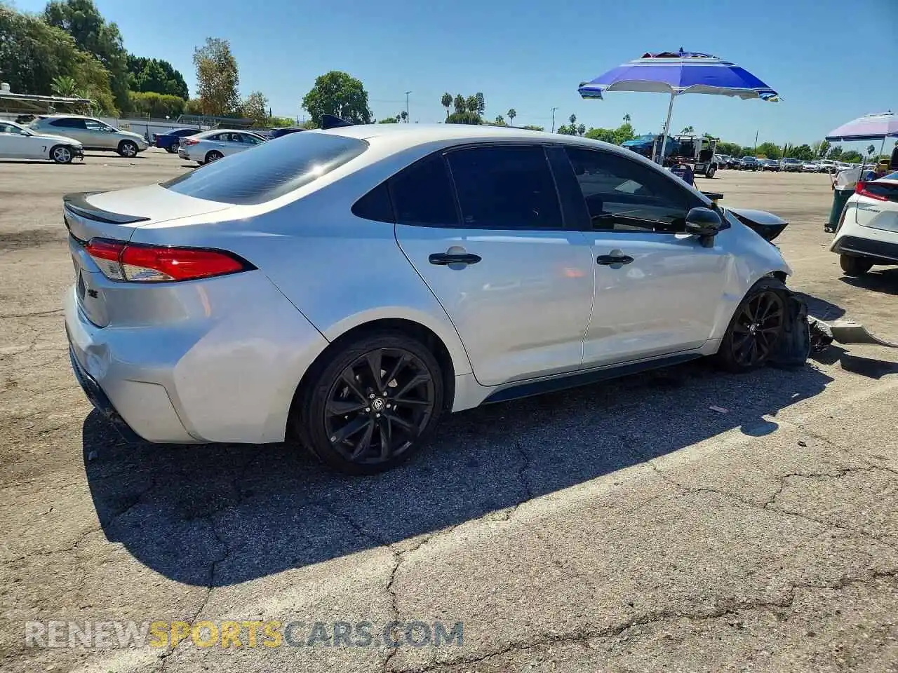 3 Photograph of a damaged car 5YFS4MCE8NP105877 TOYOTA COROLLA 2022