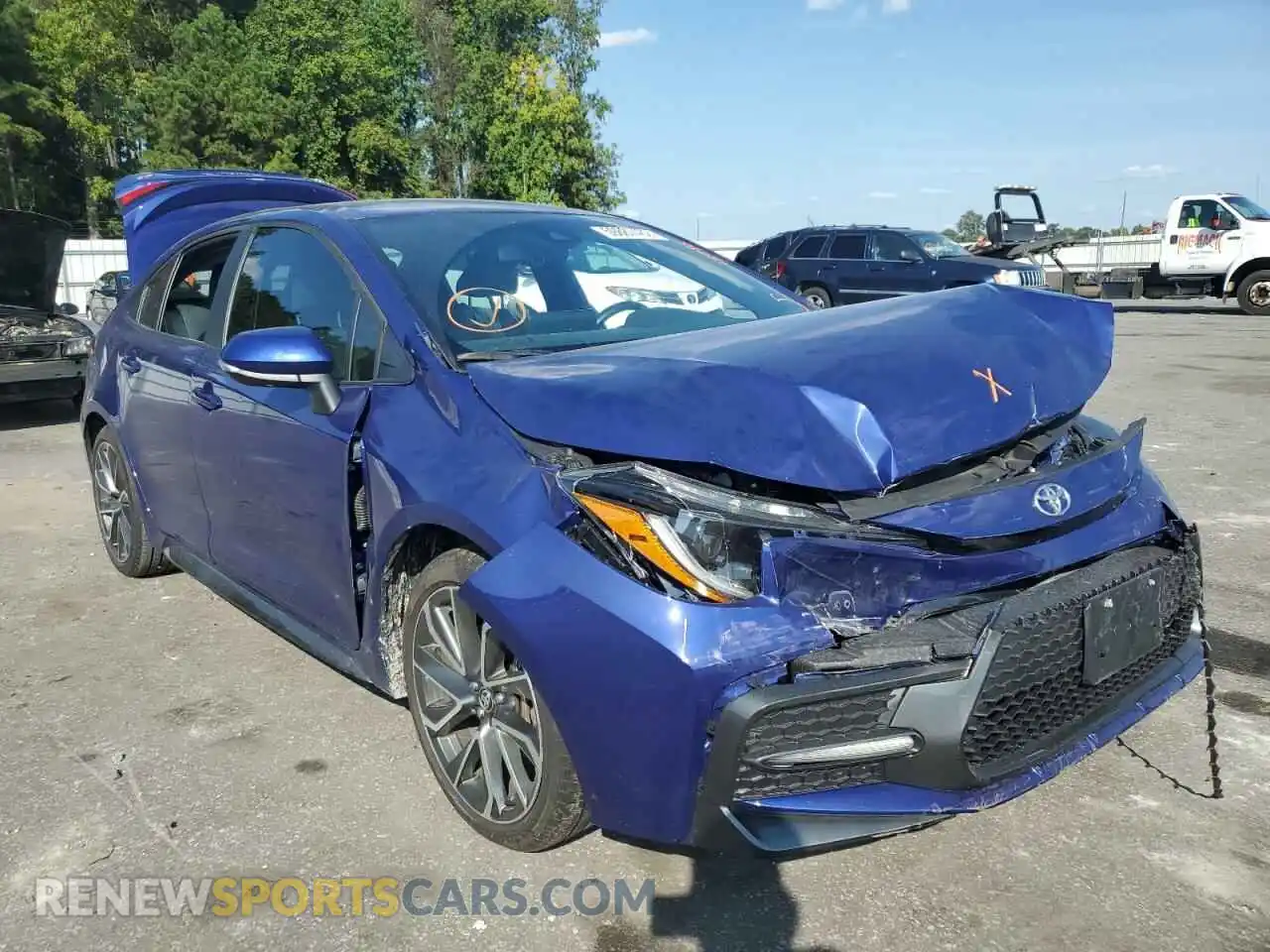 1 Photograph of a damaged car 5YFS4MCE8NP105989 TOYOTA COROLLA 2022