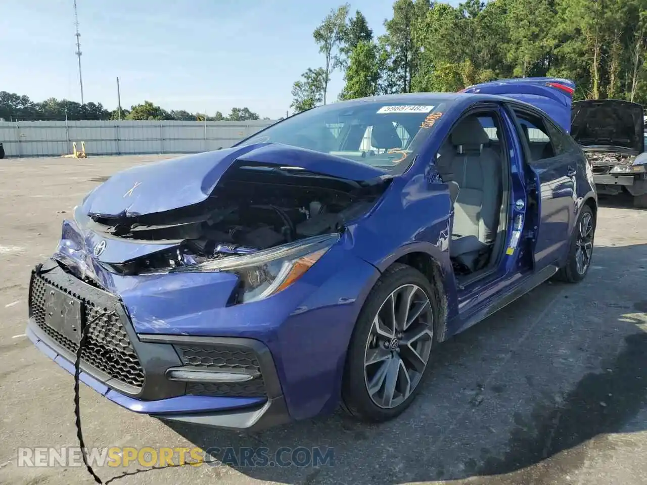 2 Photograph of a damaged car 5YFS4MCE8NP105989 TOYOTA COROLLA 2022