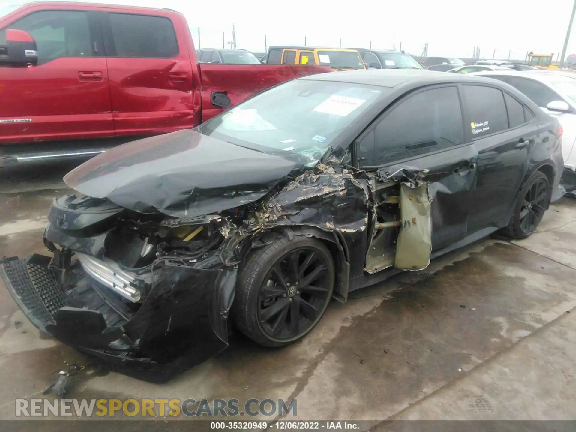 2 Photograph of a damaged car 5YFS4MCE8NP107192 TOYOTA COROLLA 2022