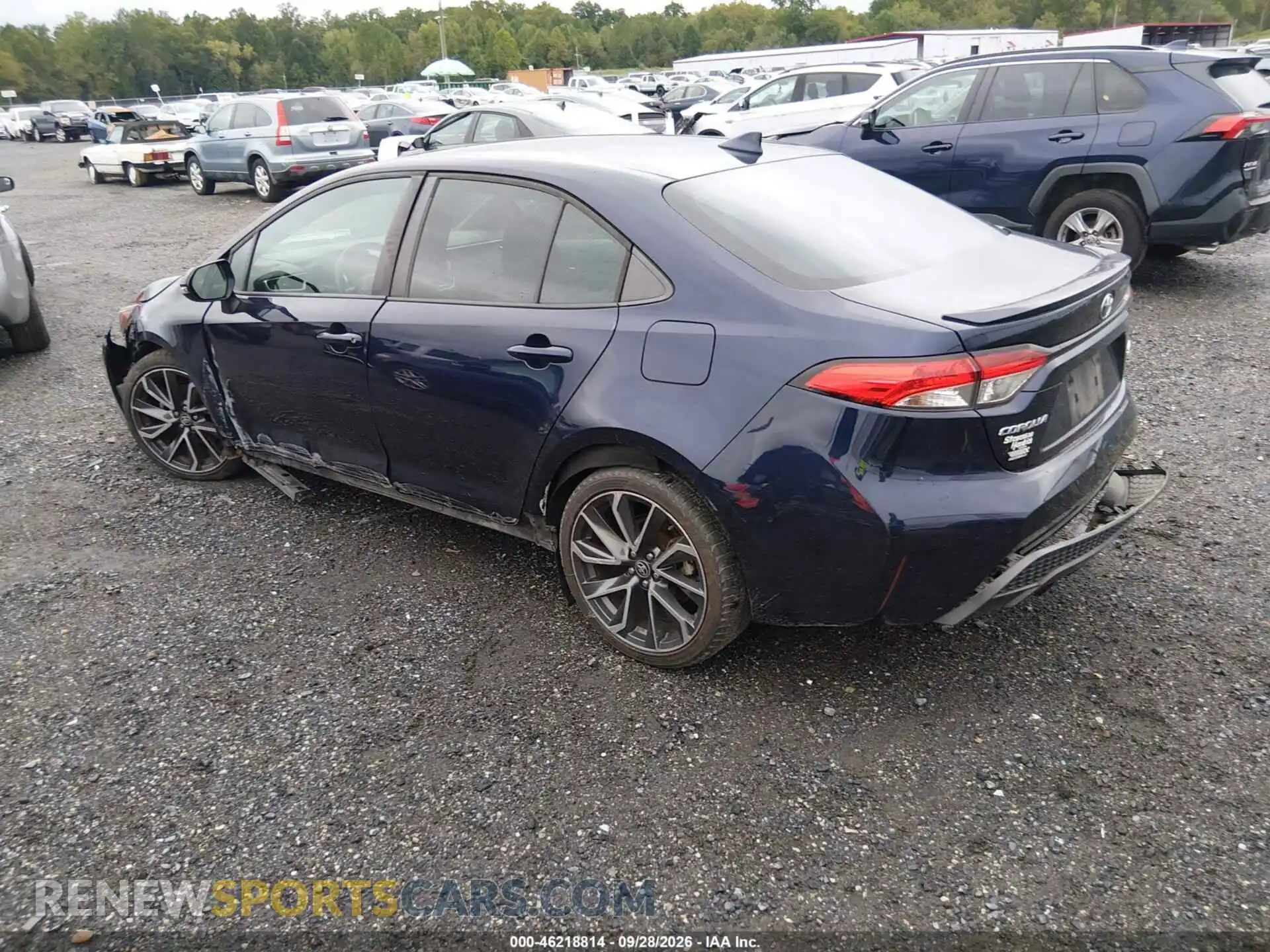 3 fotografías del automóvil dañado 5YFS4MCE8NP111372 TOYOTA COROLLA 2022