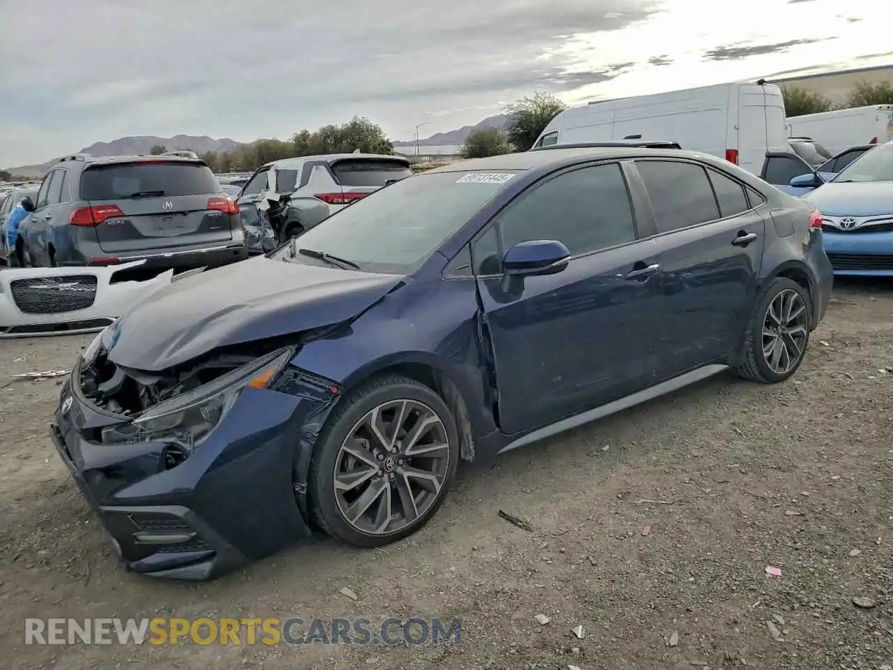 1 Photograph of a damaged car 5YFS4MCE8NP113719 TOYOTA COROLLA 2022