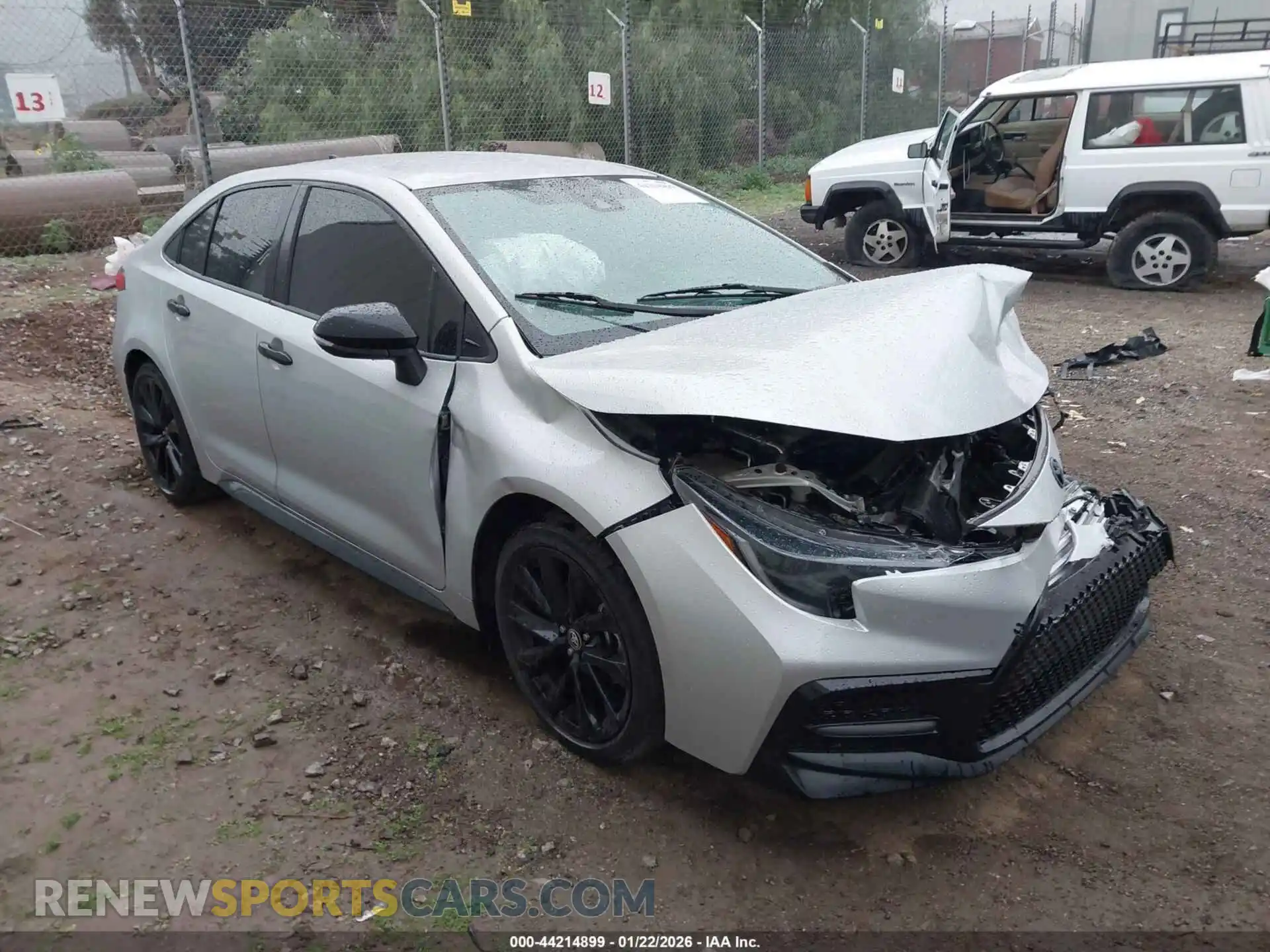 1 Photograph of a damaged car 5YFS4MCE8NP114725 TOYOTA COROLLA 2022