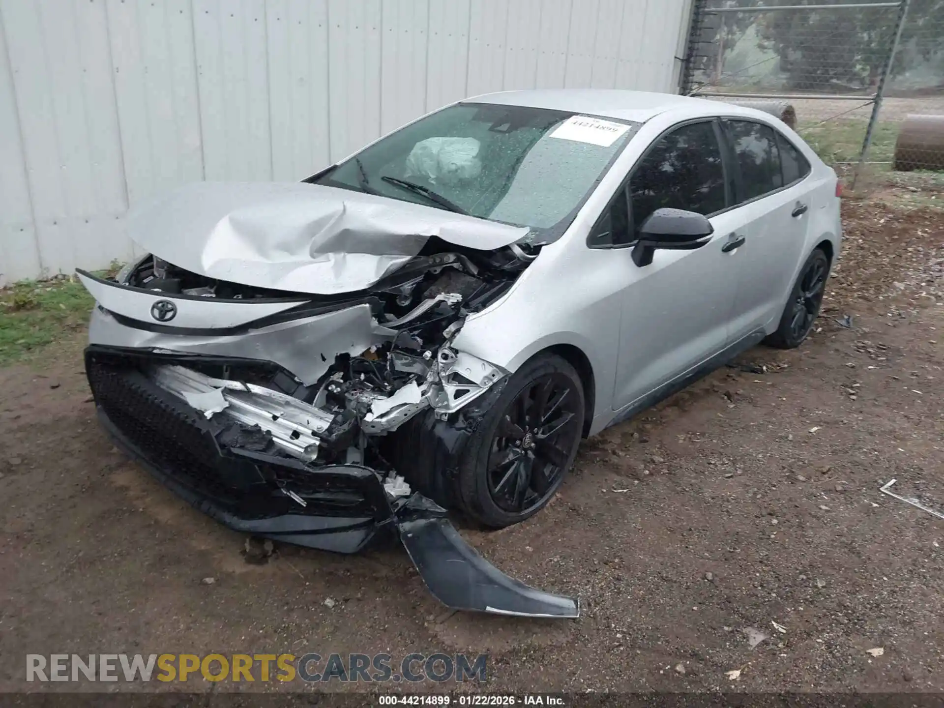 2 Photograph of a damaged car 5YFS4MCE8NP114725 TOYOTA COROLLA 2022