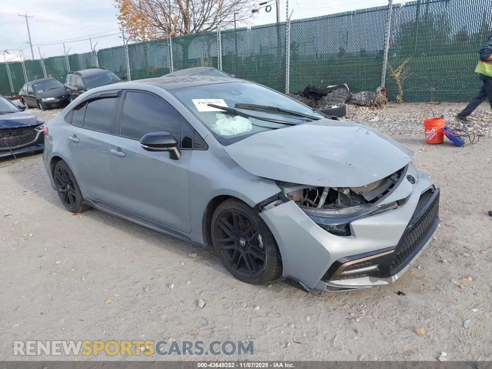 1 Photograph of a damaged car 5YFS4MCE8NP116295 TOYOTA COROLLA 2022