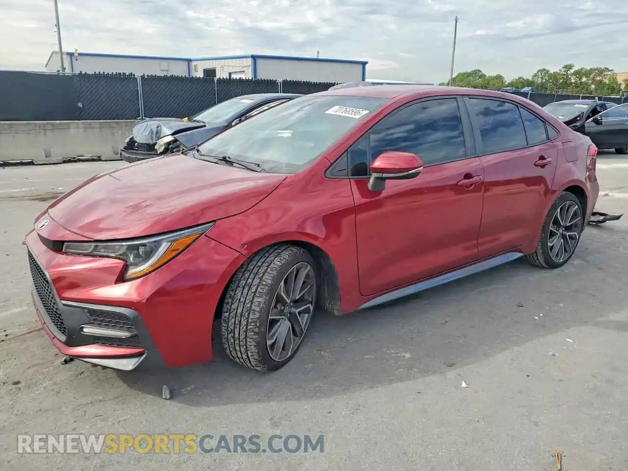 1 Photograph of a damaged car 5YFS4MCE8NP132738 TOYOTA COROLLA 2022